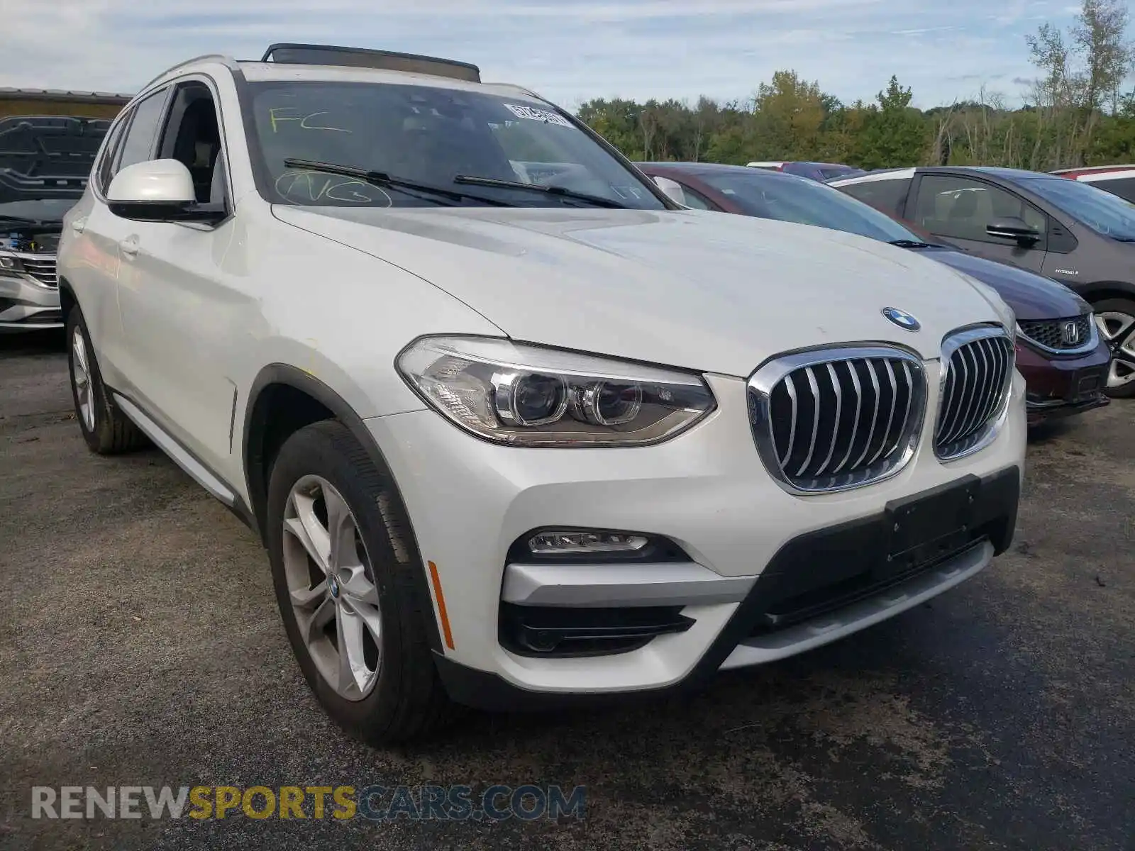 1 Photograph of a damaged car 5UXTR9C51KLP96837 BMW X3 2019