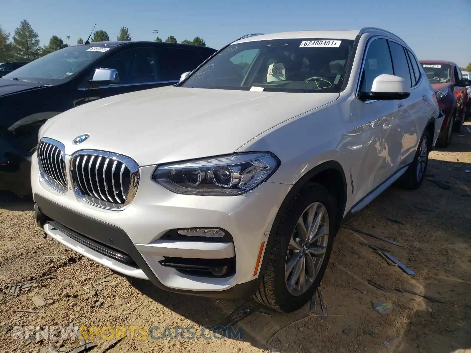 2 fotografías del automóvil dañado 5UXTR9C52KLD91332 BMW X3 2019