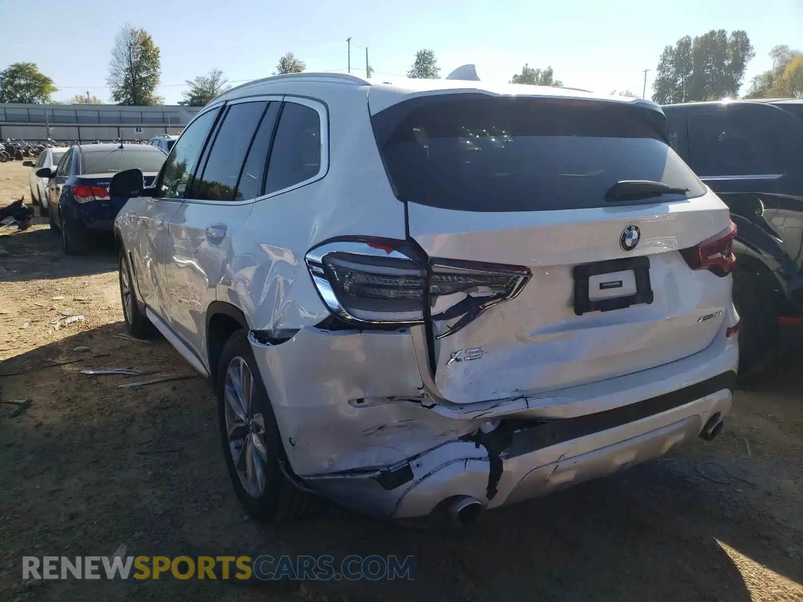 3 fotografías del automóvil dañado 5UXTR9C52KLD91332 BMW X3 2019