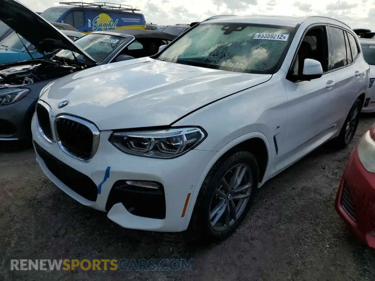 2 Photograph of a damaged car 5UXTR9C52KLD96451 BMW X3 2019