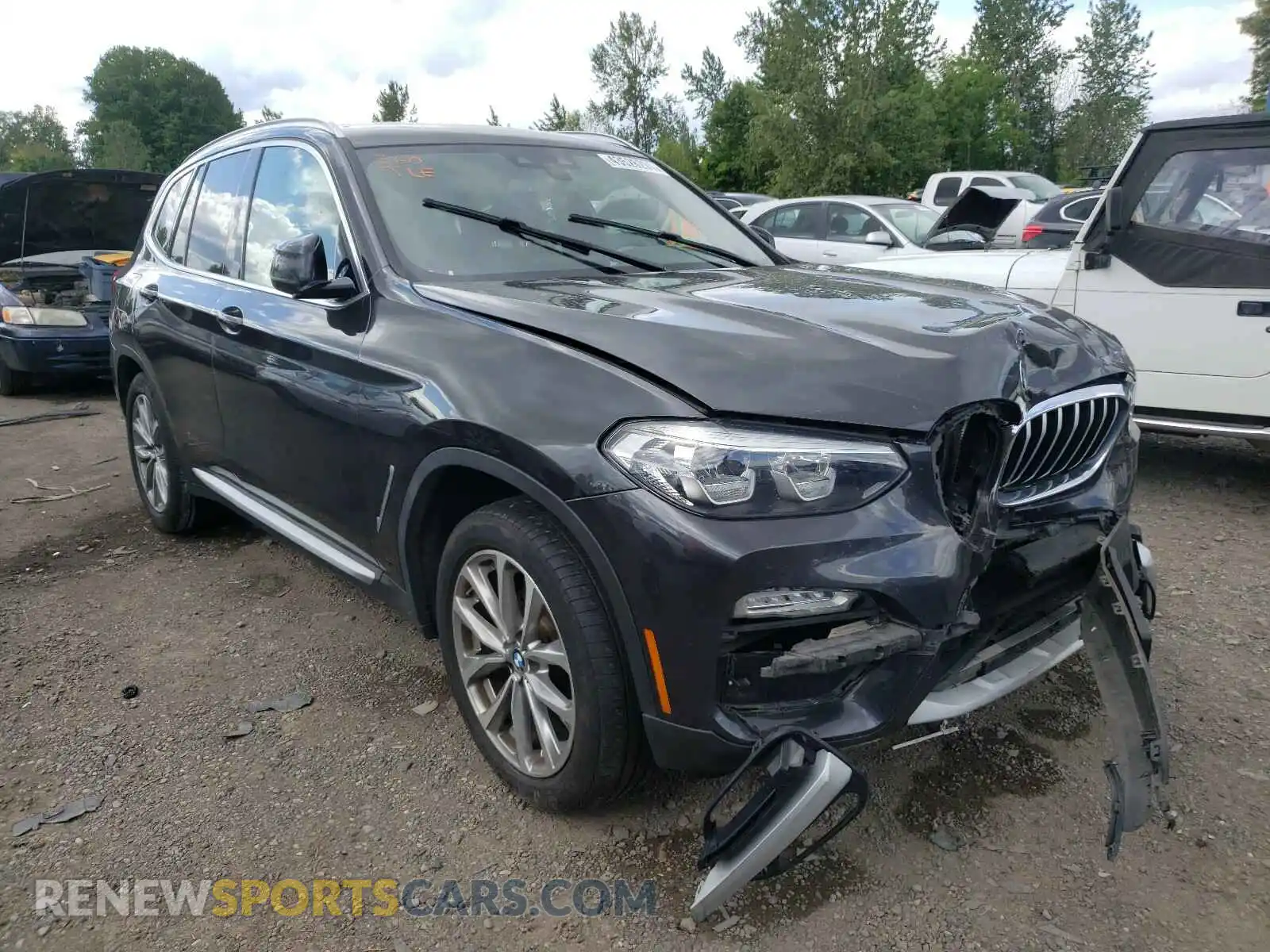 1 Photograph of a damaged car 5UXTR9C52KLE11711 BMW X3 2019