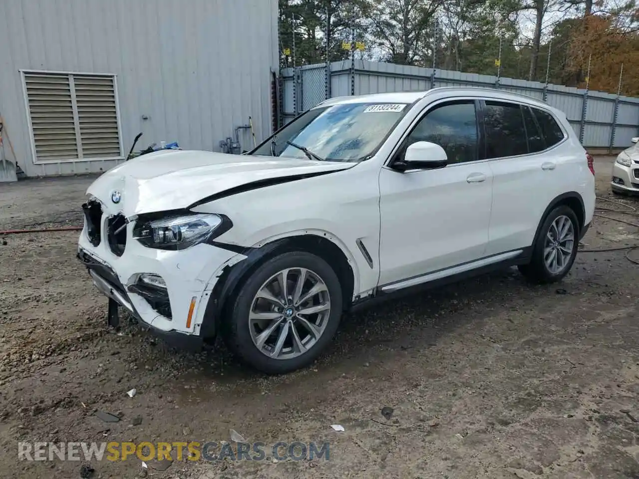 1 Photograph of a damaged car 5UXTR9C52KLE17606 BMW X3 2019