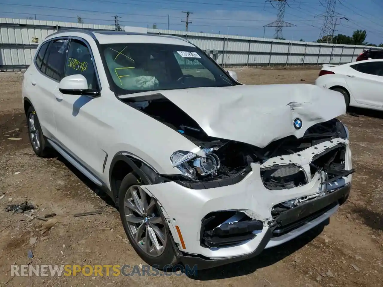 1 Photograph of a damaged car 5UXTR9C52KLP76564 BMW X3 2019