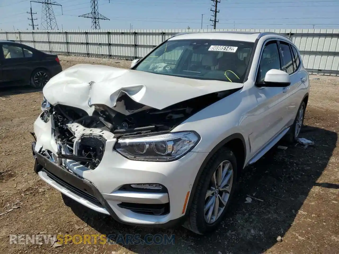 2 Photograph of a damaged car 5UXTR9C52KLP76564 BMW X3 2019