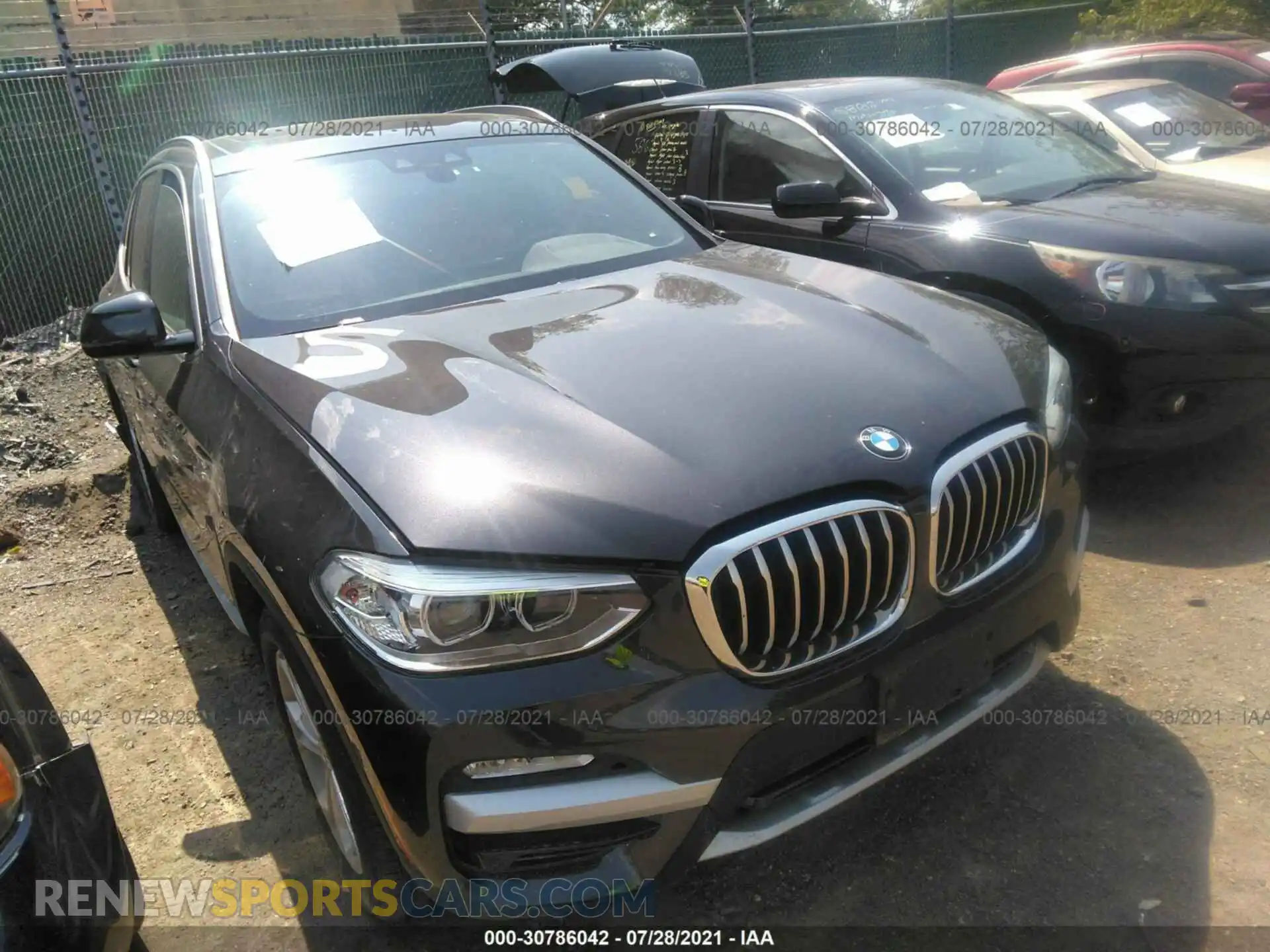 1 Photograph of a damaged car 5UXTR9C52KLP81568 BMW X3 2019