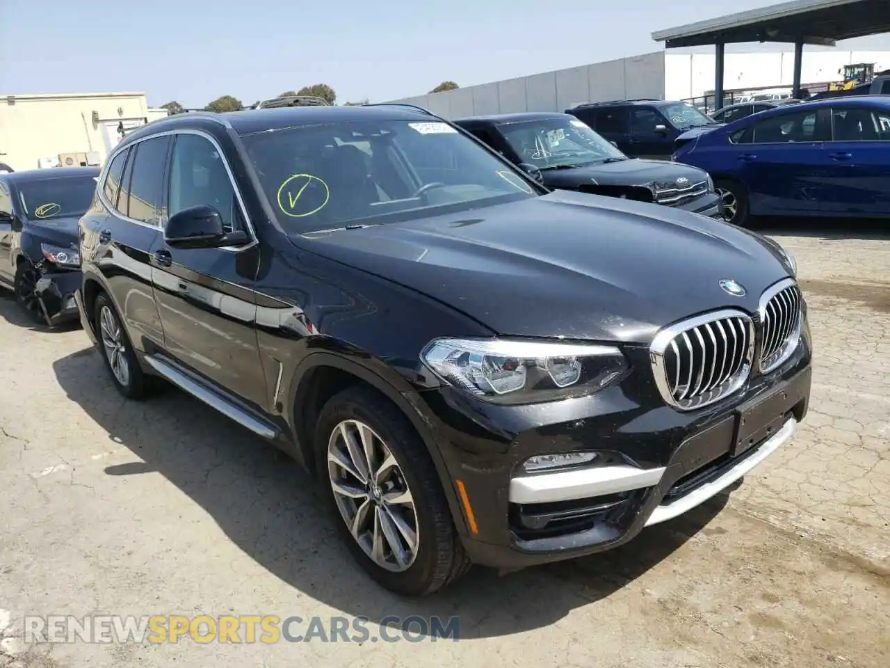 1 Photograph of a damaged car 5UXTR9C52KLP85507 BMW X3 2019
