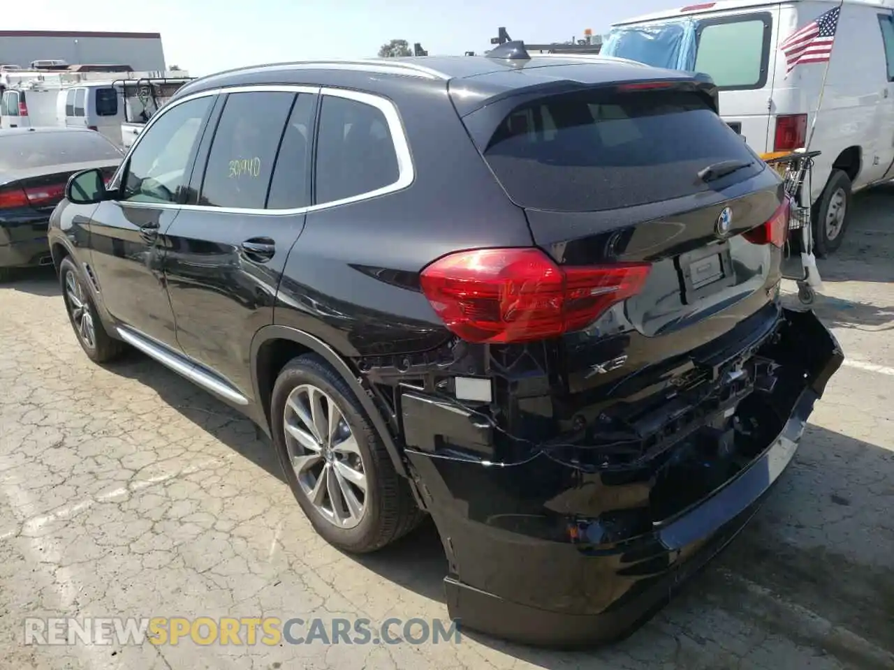 3 Photograph of a damaged car 5UXTR9C52KLP85507 BMW X3 2019