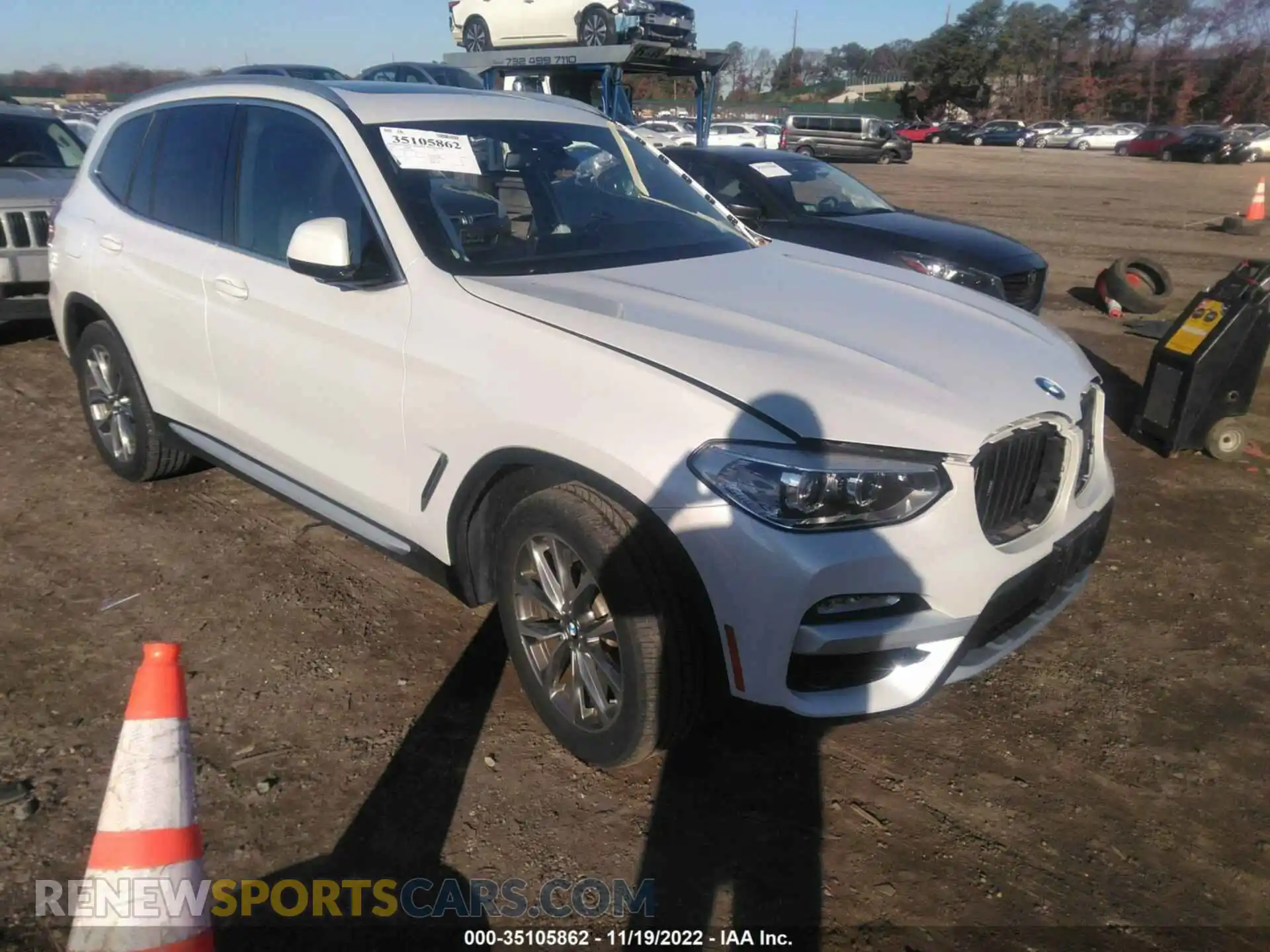 1 Photograph of a damaged car 5UXTR9C52KLP87578 BMW X3 2019