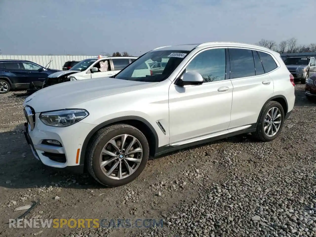 1 Photograph of a damaged car 5UXTR9C52KLP87600 BMW X3 2019