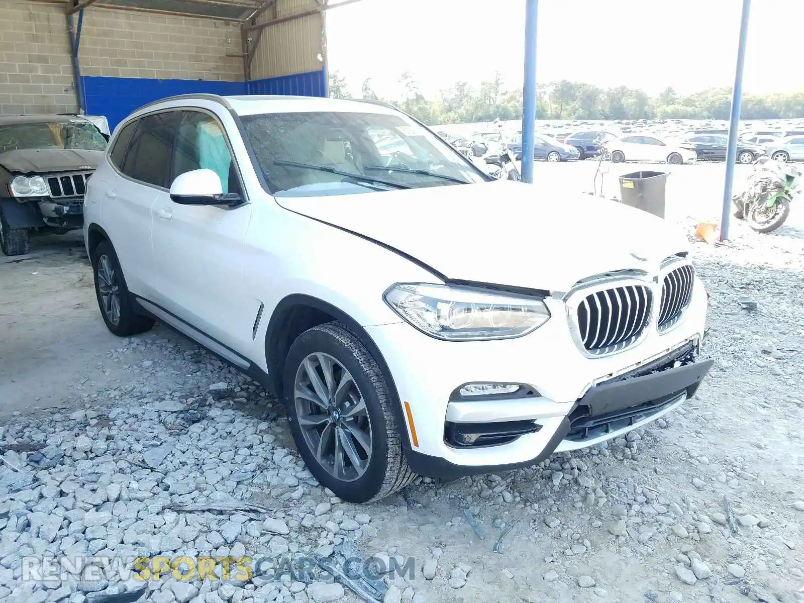 1 Photograph of a damaged car 5UXTR9C52KLP93946 BMW X3 2019