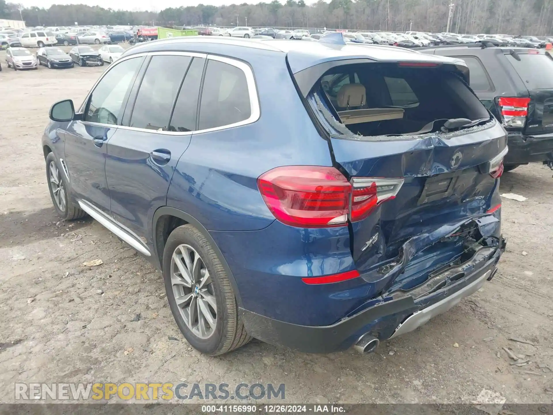 3 Photograph of a damaged car 5UXTR9C52KLP97365 BMW X3 2019