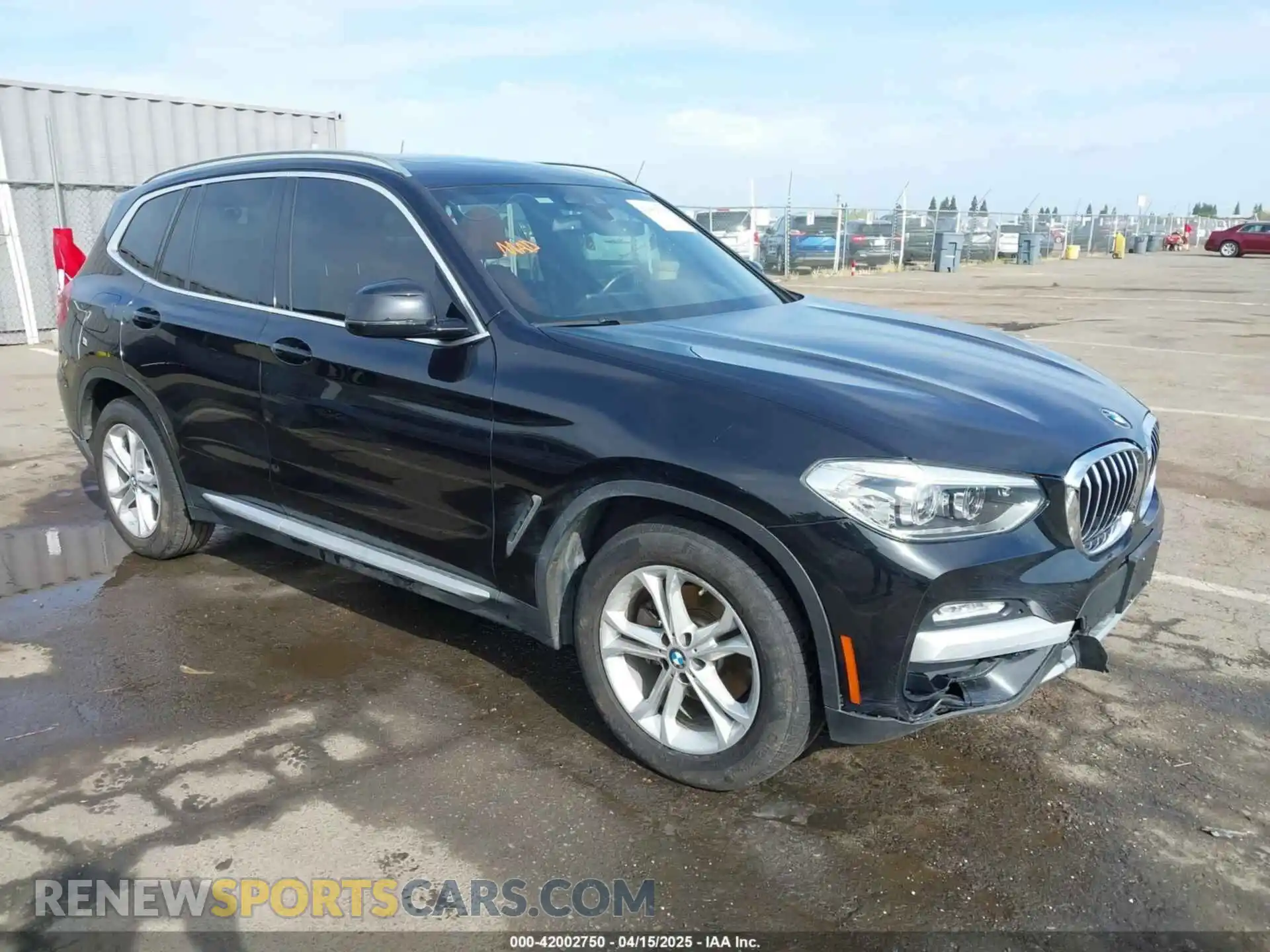 1 Photograph of a damaged car 5UXTR9C52KLR11316 BMW X3 2019