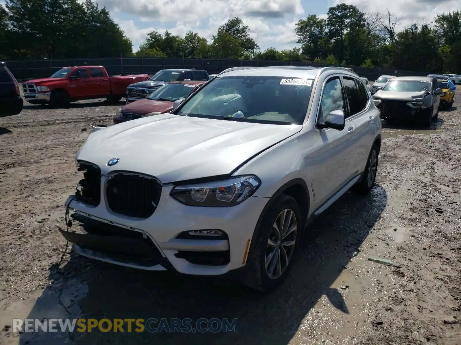 2 Photograph of a damaged car 5UXTR9C53KLD91923 BMW X3 2019
