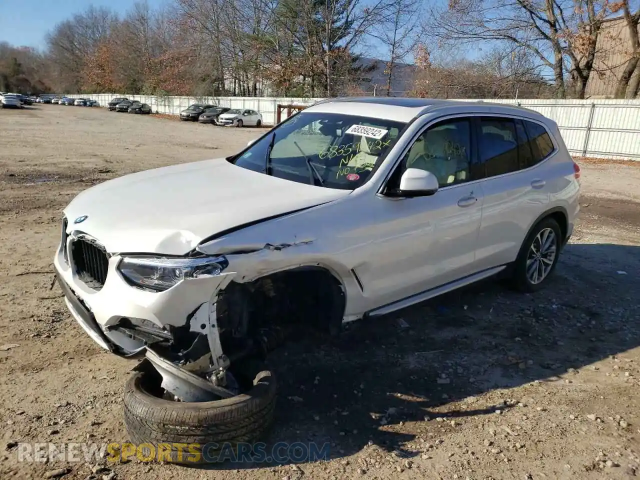 1 Photograph of a damaged car 5UXTR9C53KLD94448 BMW X3 2019