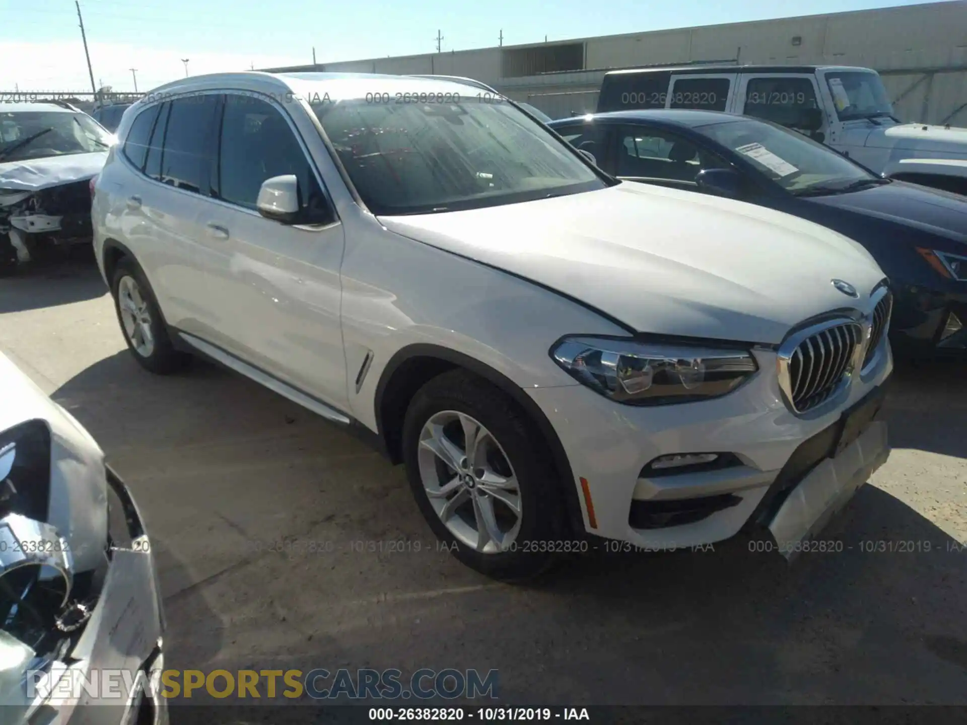1 Photograph of a damaged car 5UXTR9C54KLD90246 BMW X3 2019