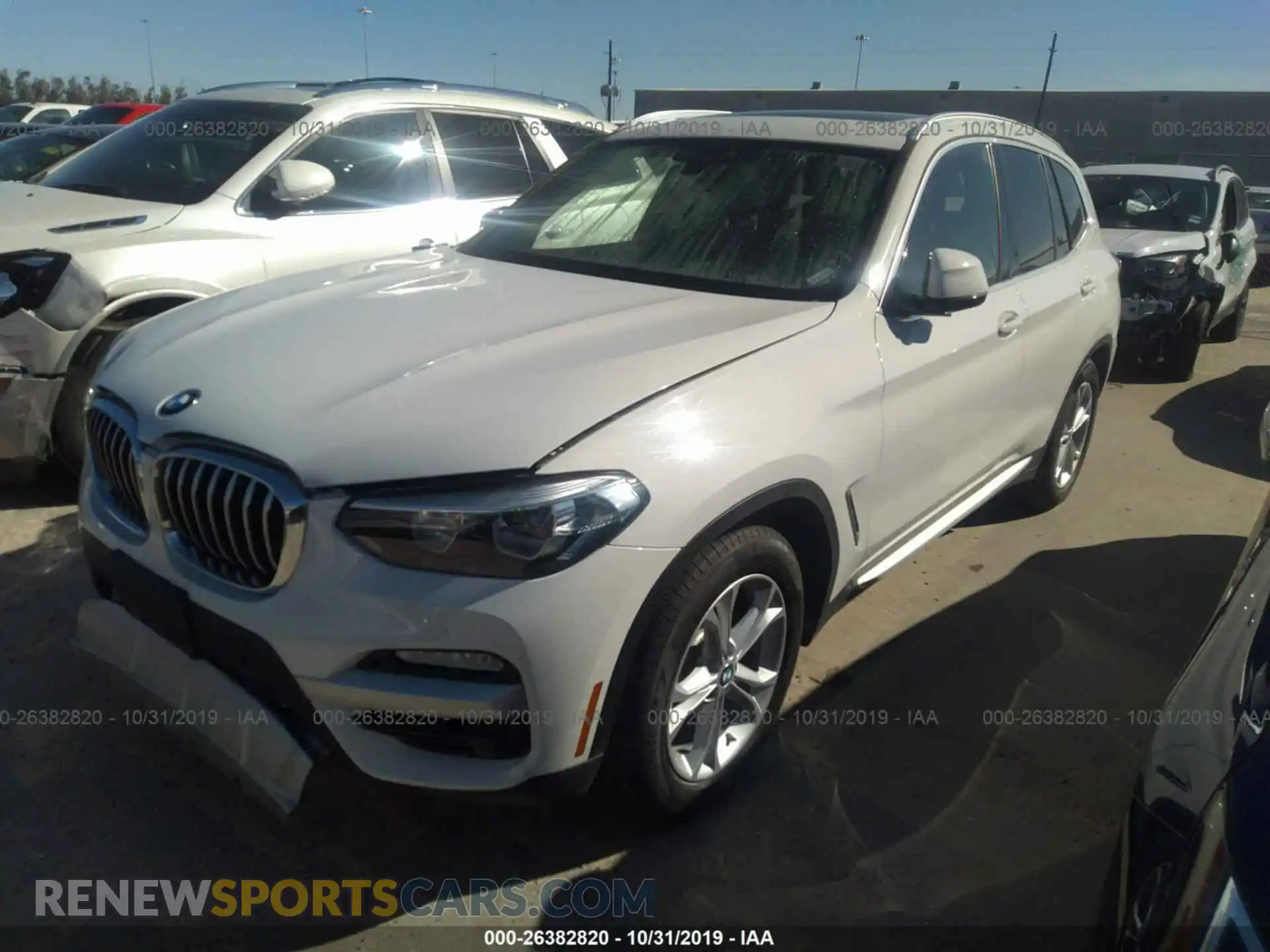 2 Photograph of a damaged car 5UXTR9C54KLD90246 BMW X3 2019