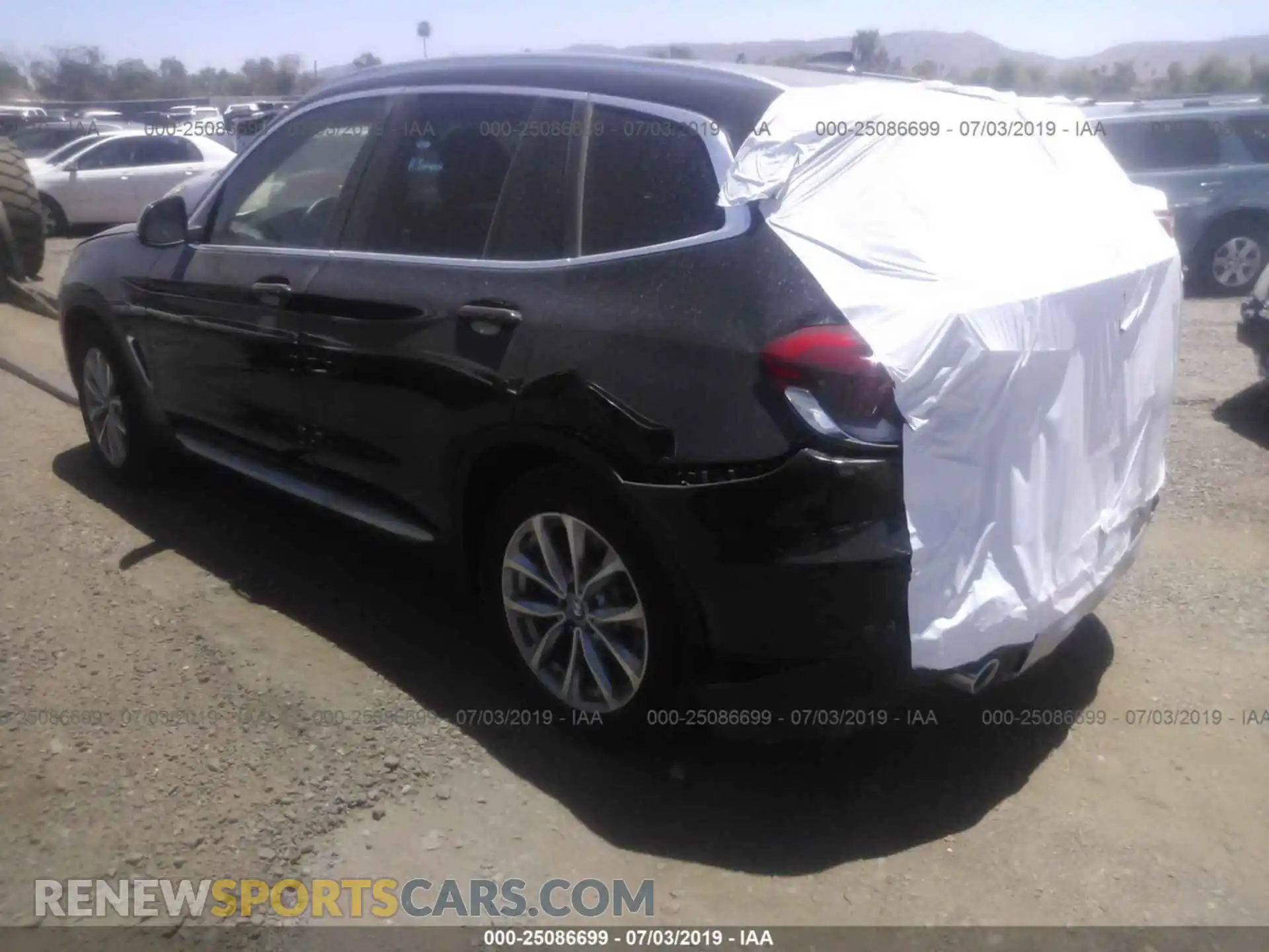 3 Photograph of a damaged car 5UXTR9C54KLD91333 BMW X3 2019