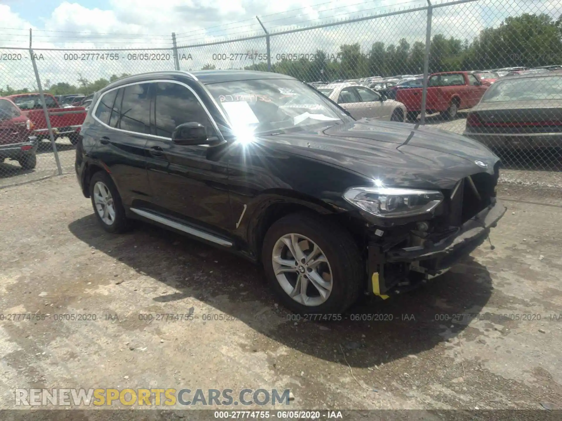1 Photograph of a damaged car 5UXTR9C54KLD96306 BMW X3 2019