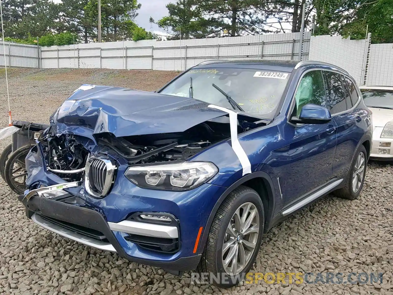 2 Photograph of a damaged car 5UXTR9C54KLD98654 BMW X3 2019