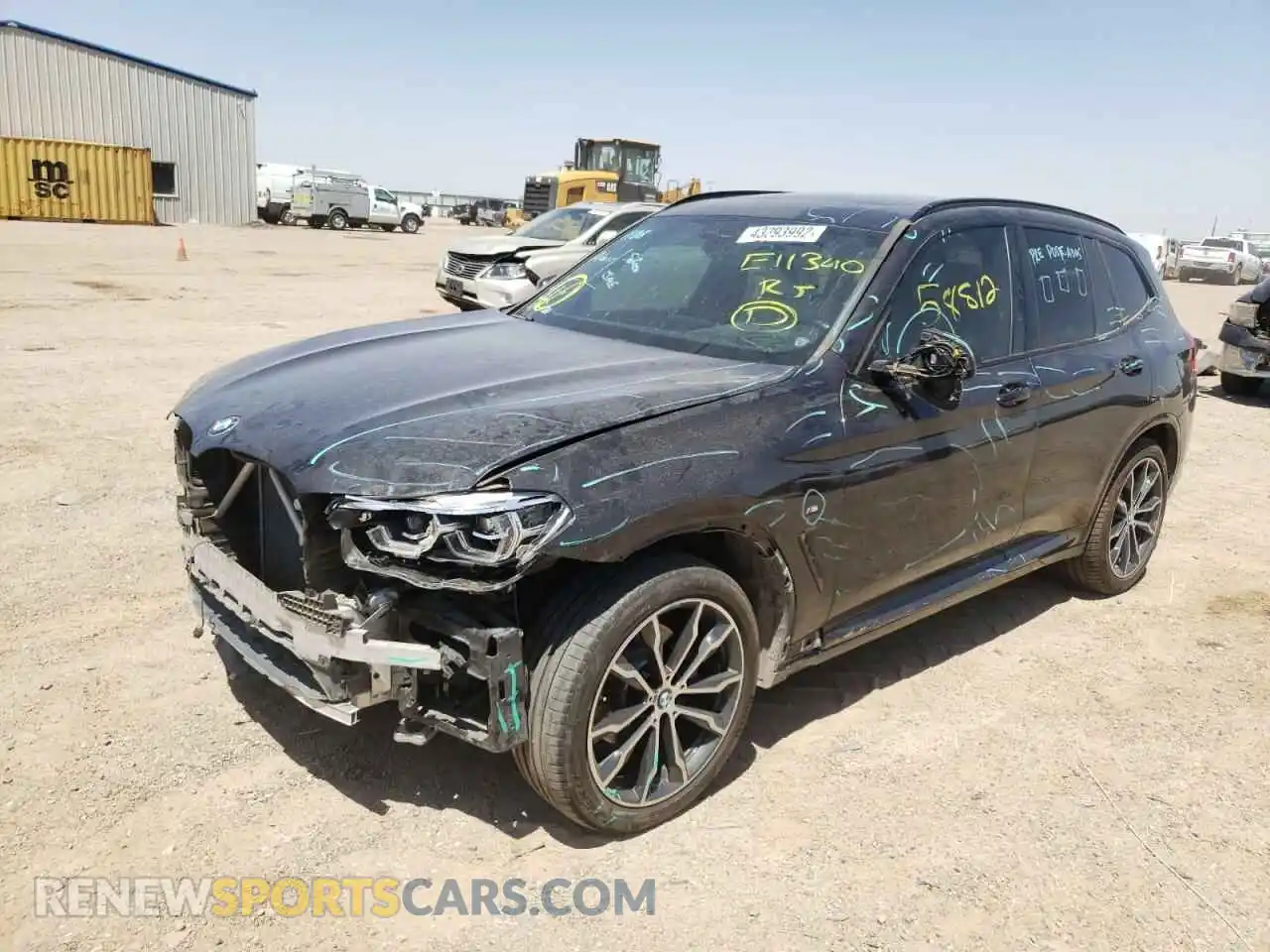 2 Photograph of a damaged car 5UXTR9C54KLE11340 BMW X3 2019