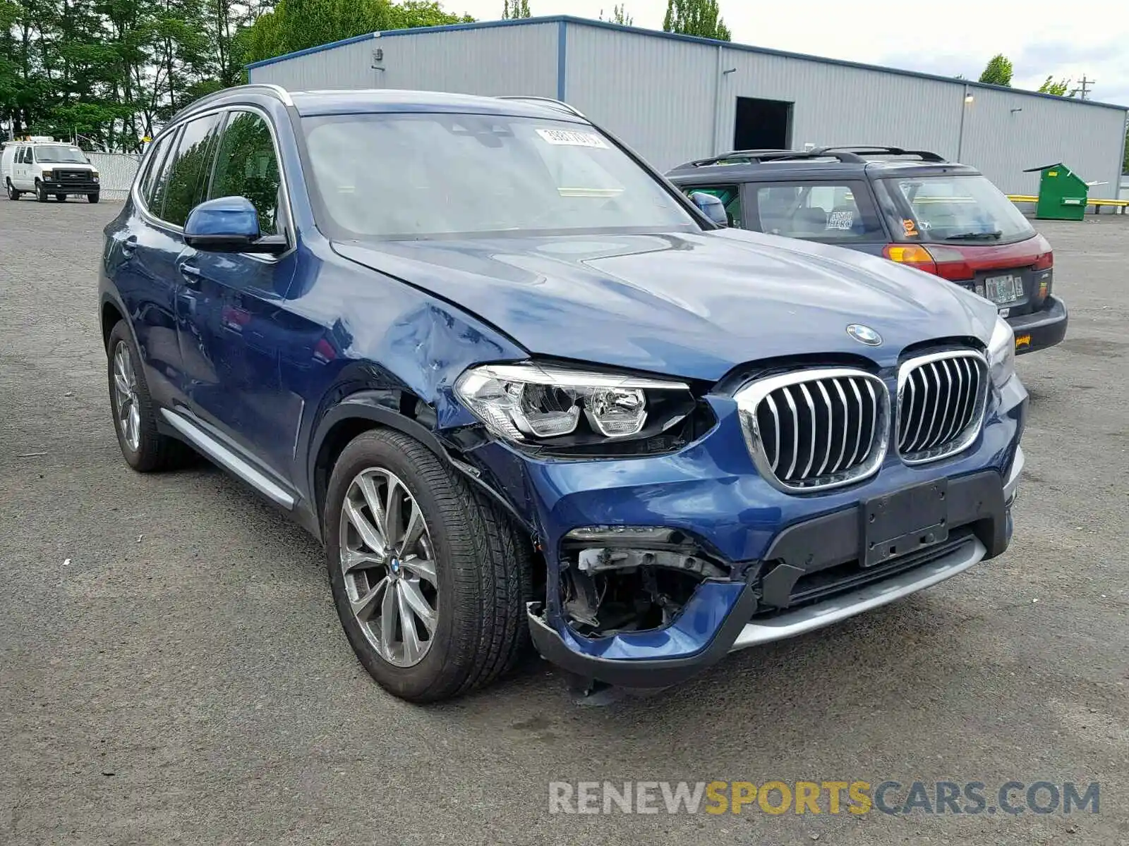1 Photograph of a damaged car 5UXTR9C54KLE11371 BMW X3 2019
