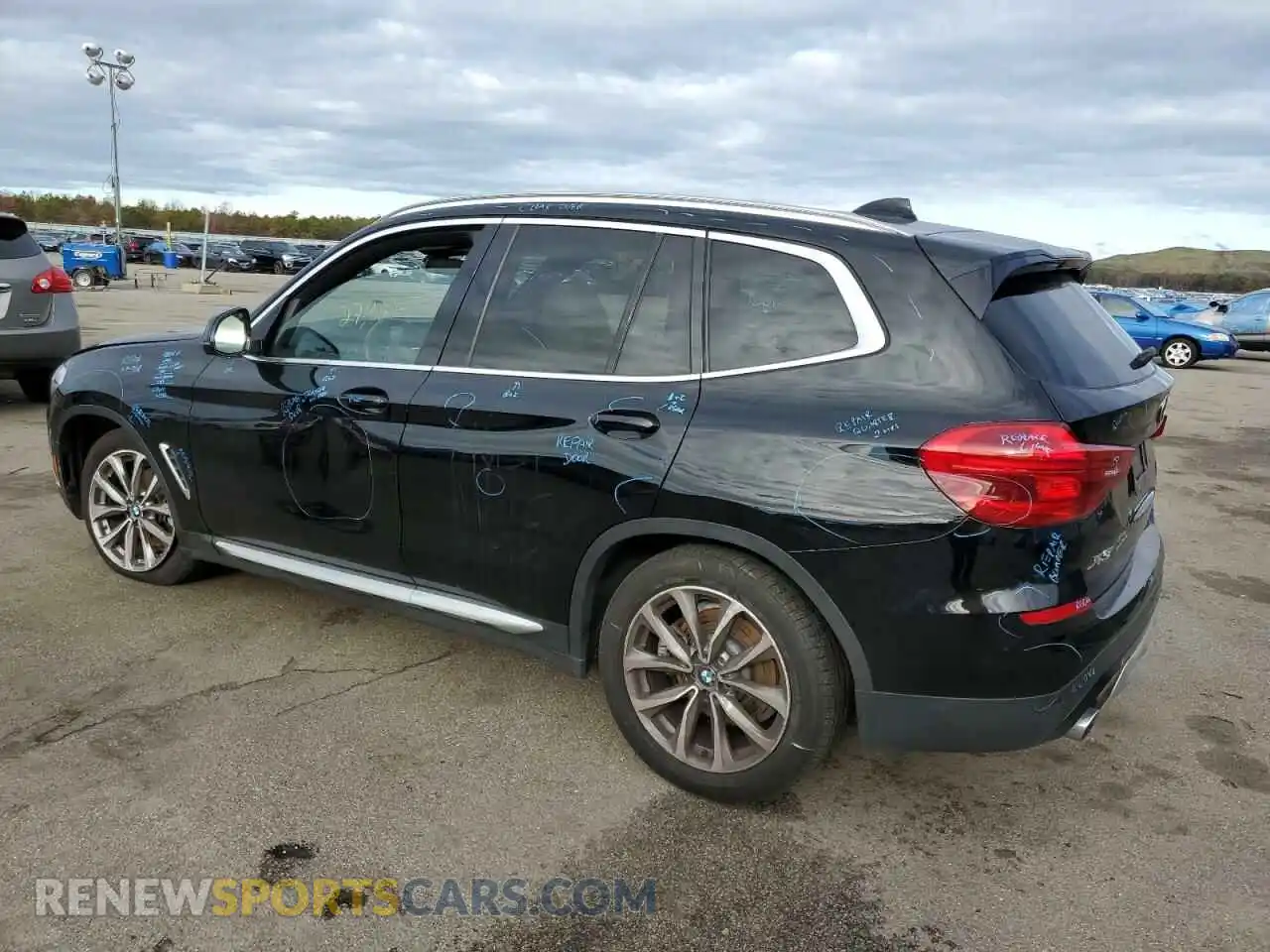 2 Photograph of a damaged car 5UXTR9C54KLE12715 BMW X3 2019