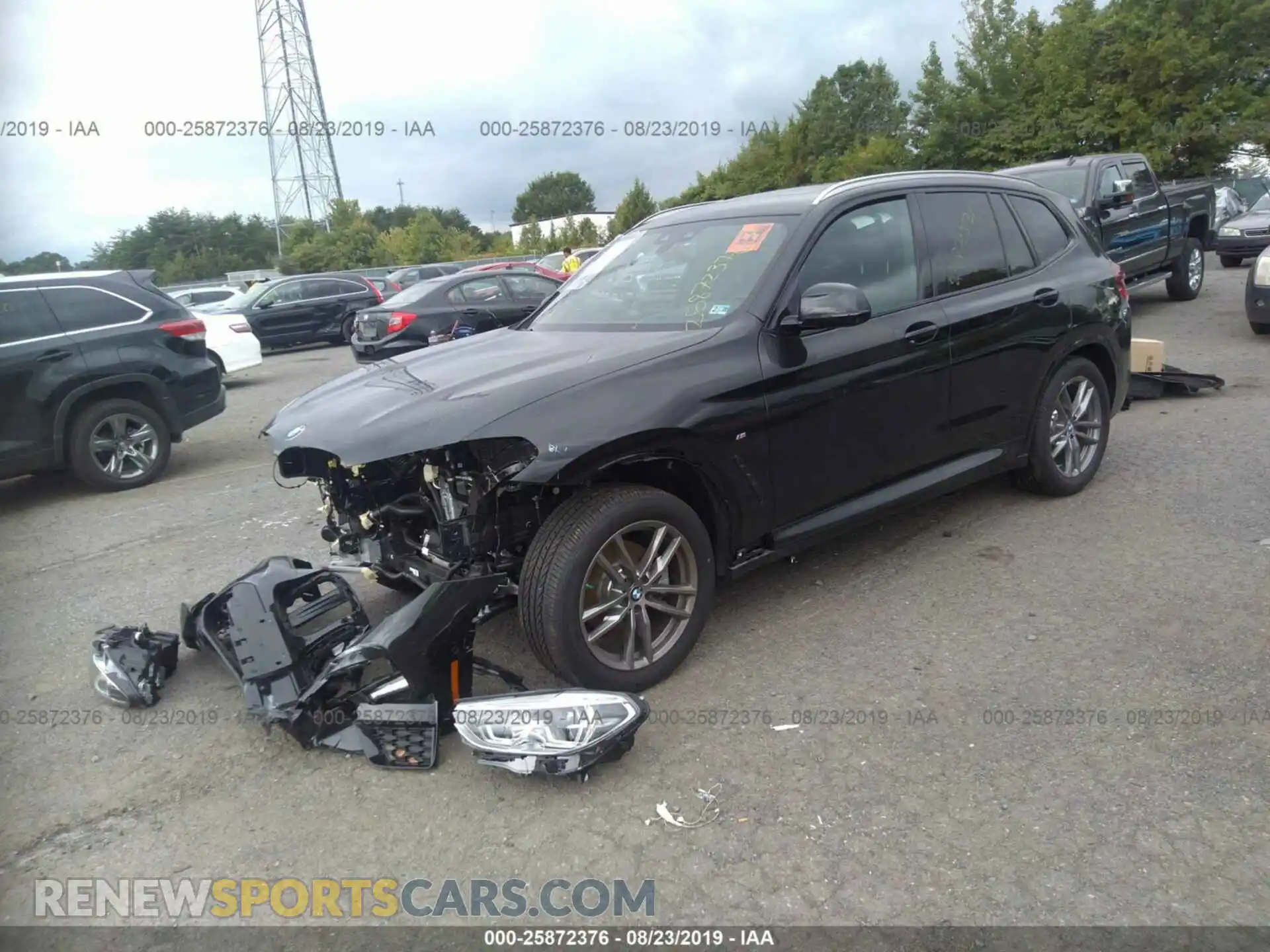 2 Photograph of a damaged car 5UXTR9C54KLP84651 BMW X3 2019