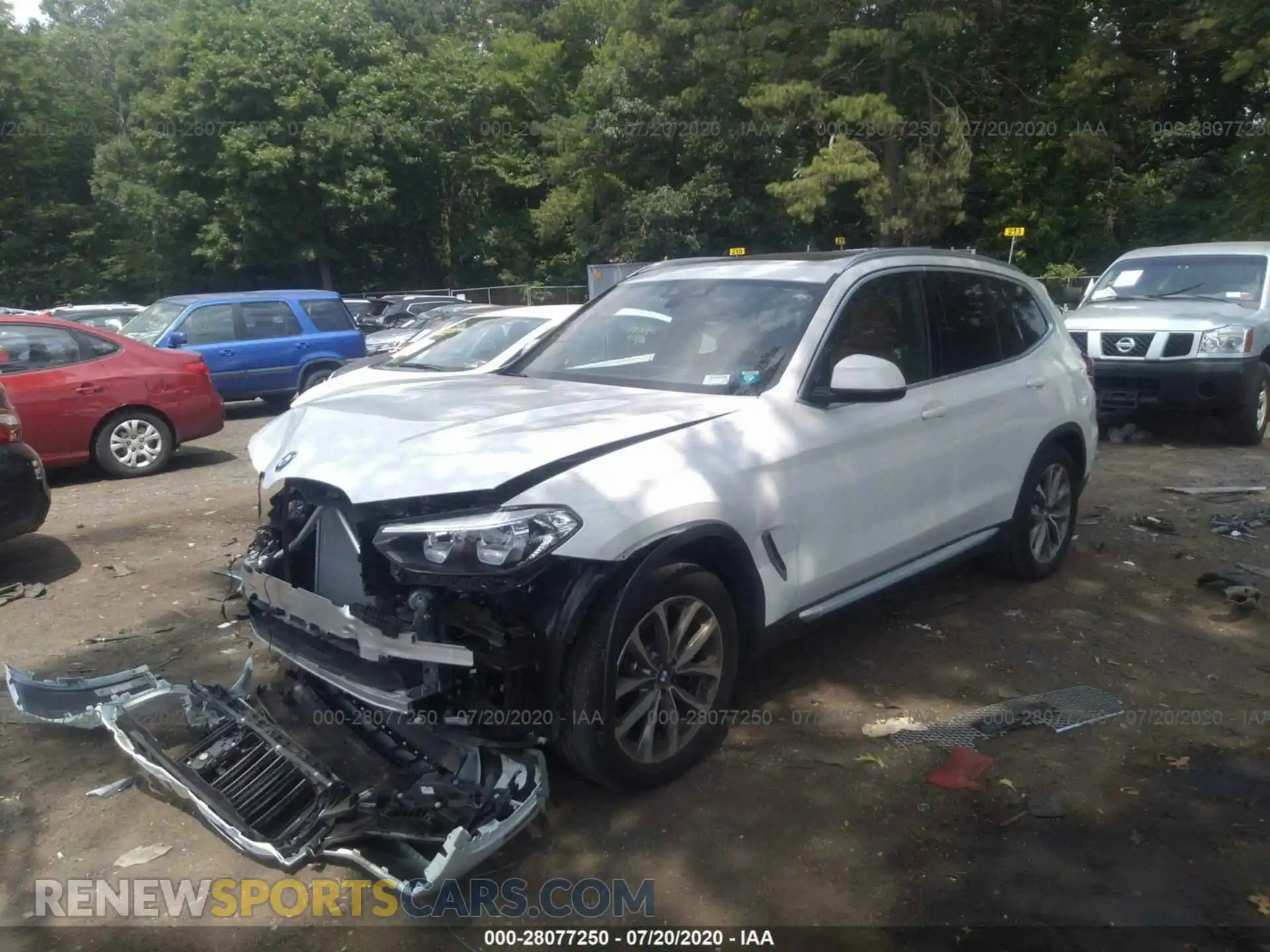 2 Photograph of a damaged car 5UXTR9C54KLP91874 BMW X3 2019