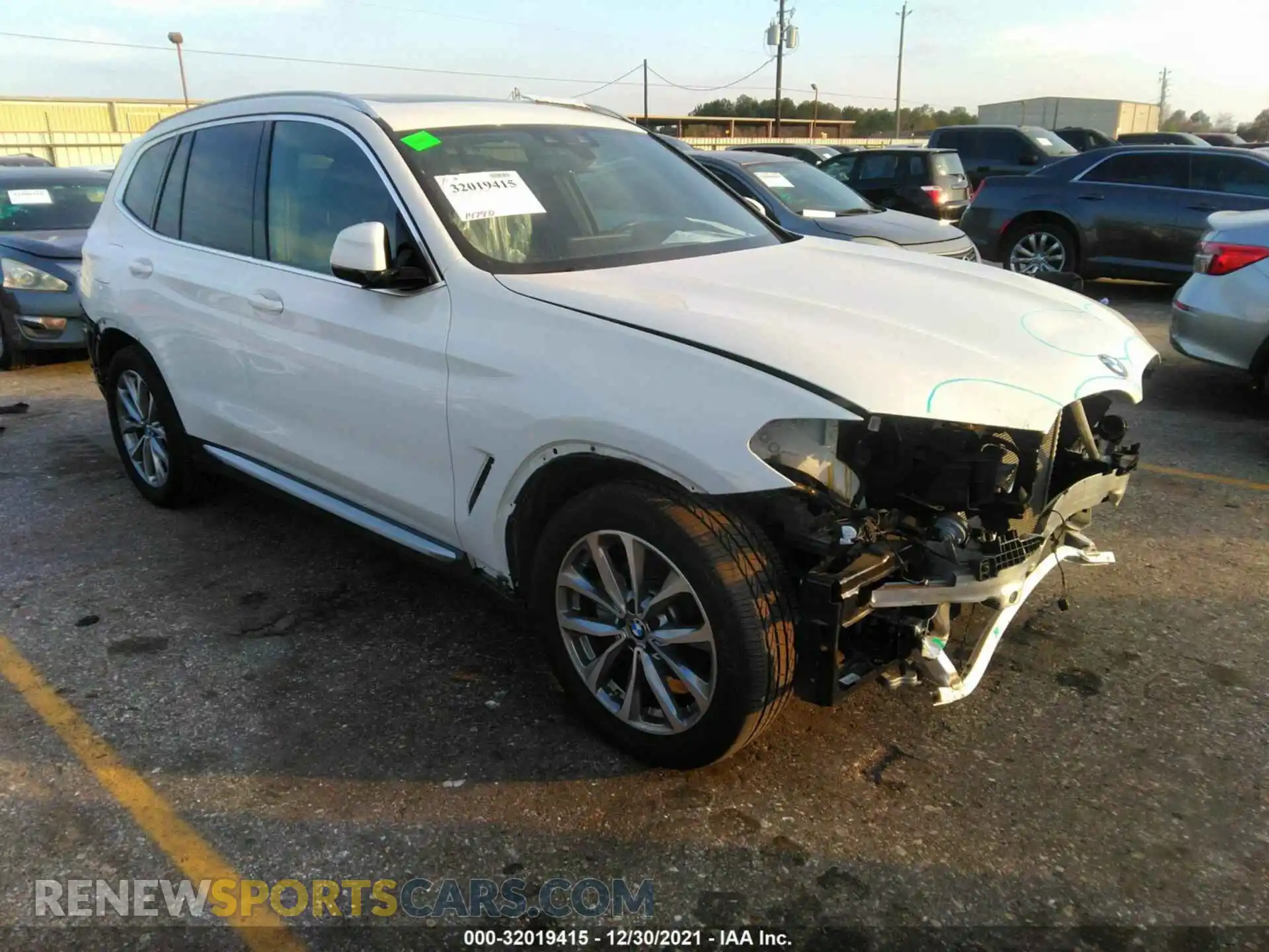 1 Photograph of a damaged car 5UXTR9C54KLP91891 BMW X3 2019