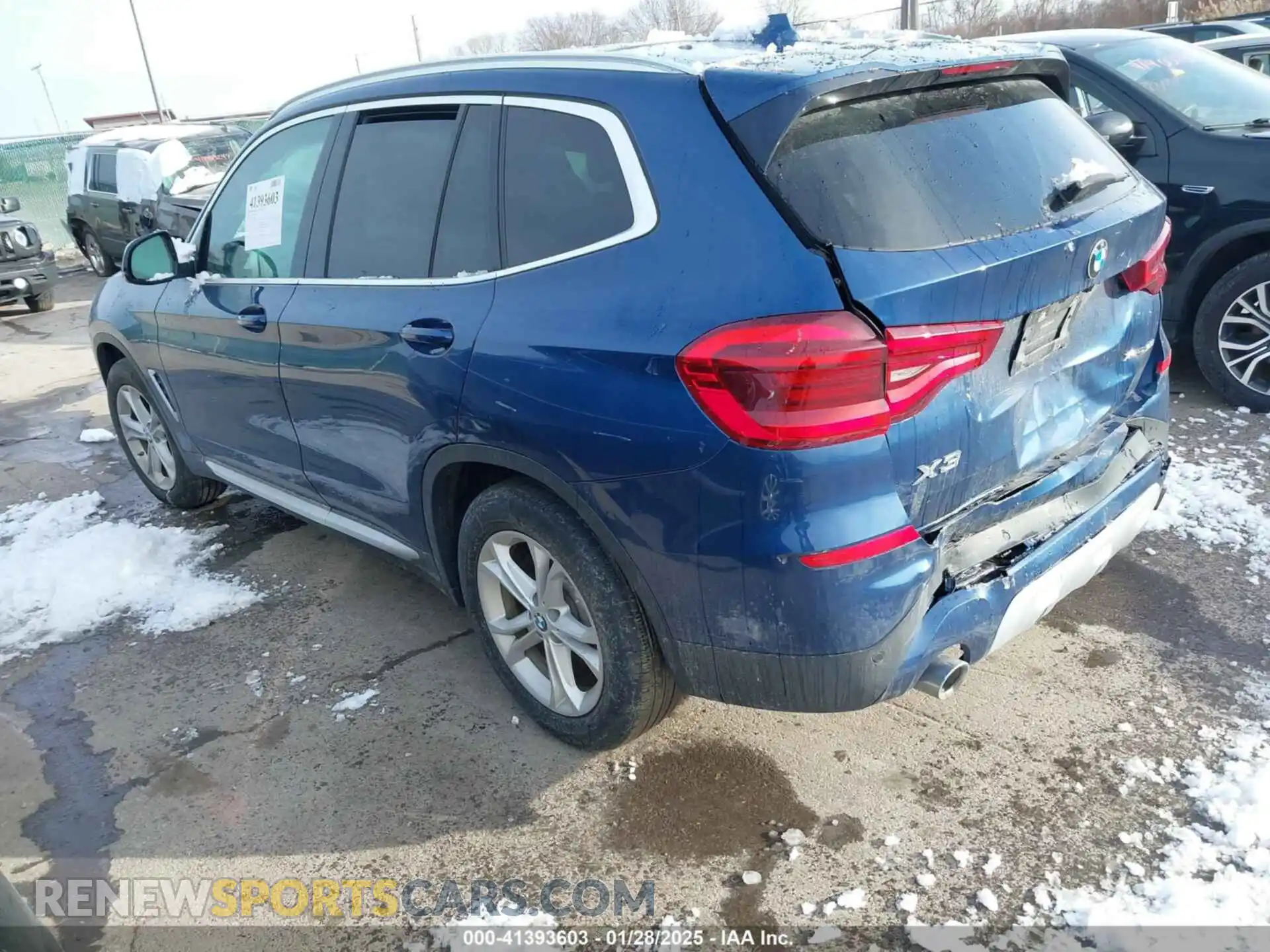 3 Photograph of a damaged car 5UXTR9C54KLR09941 BMW X3 2019