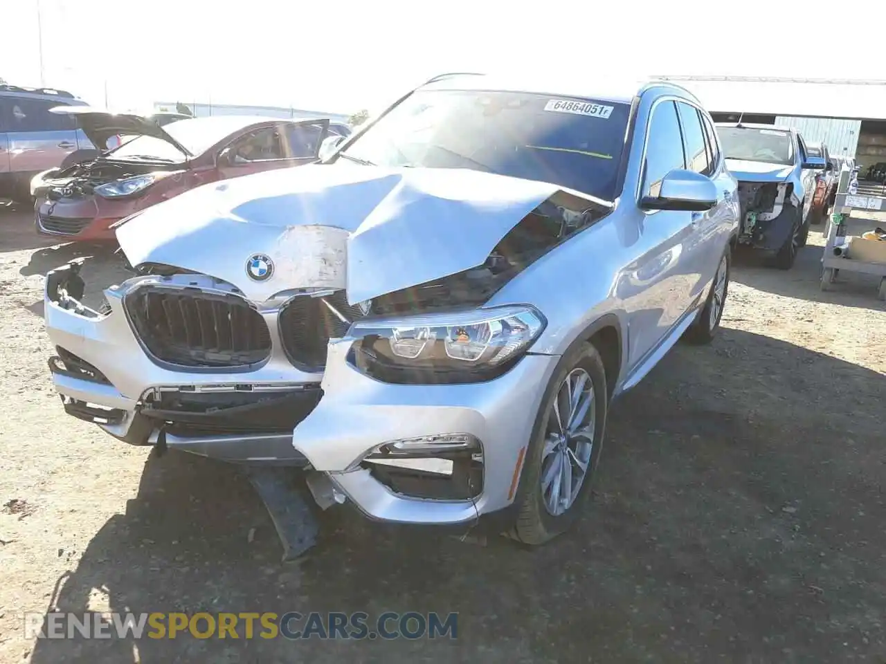 2 Photograph of a damaged car 5UXTR9C55KLD91745 BMW X3 2019
