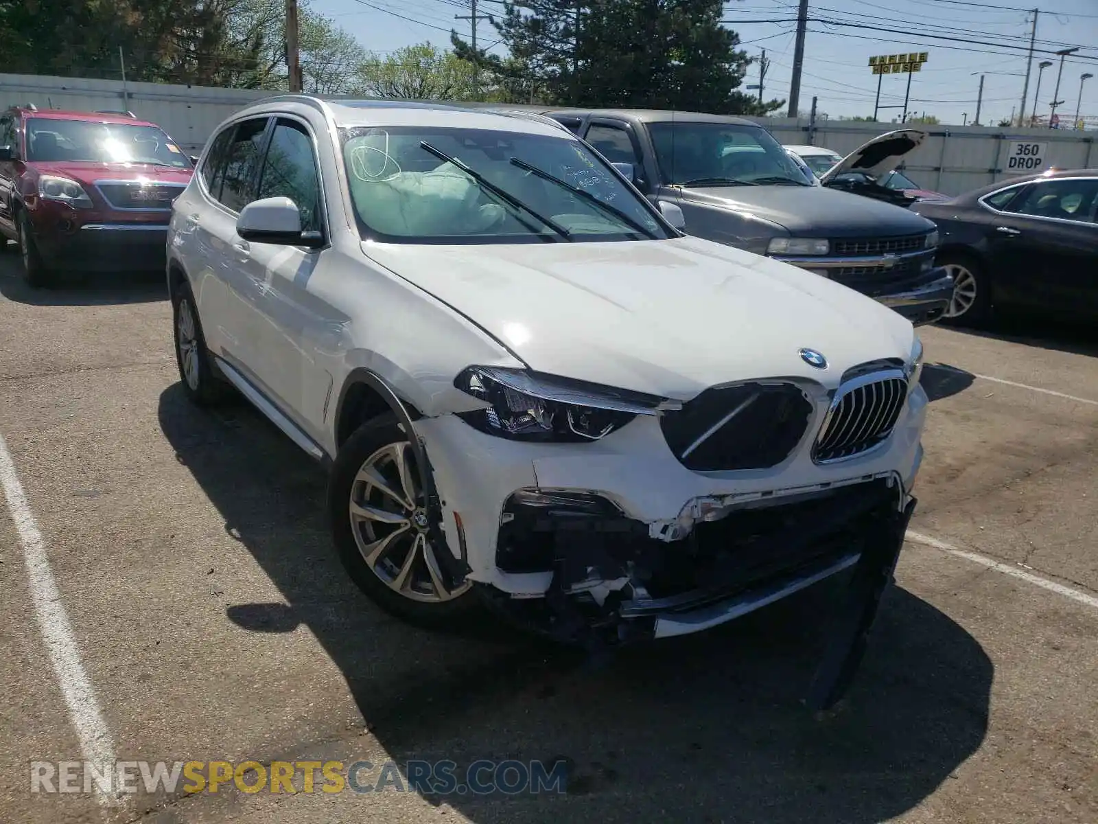 1 Photograph of a damaged car 5UXTR9C55KLD94936 BMW X3 2019