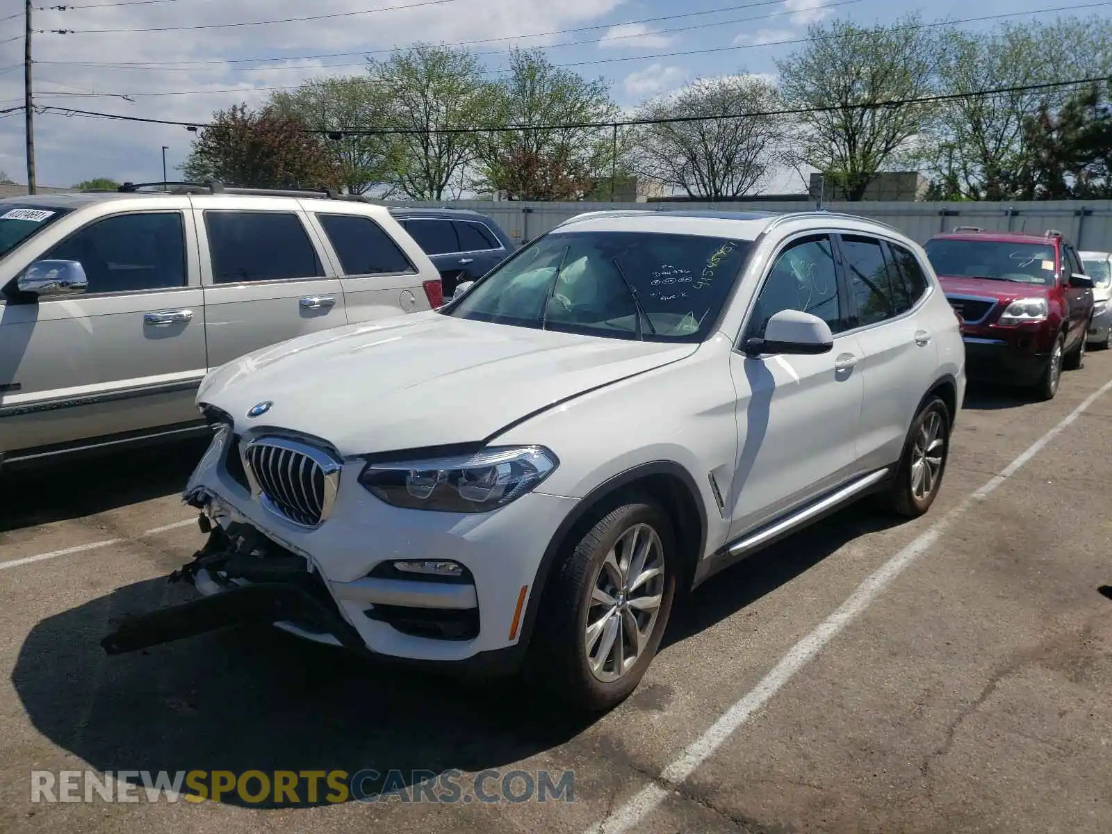 2 Photograph of a damaged car 5UXTR9C55KLD94936 BMW X3 2019