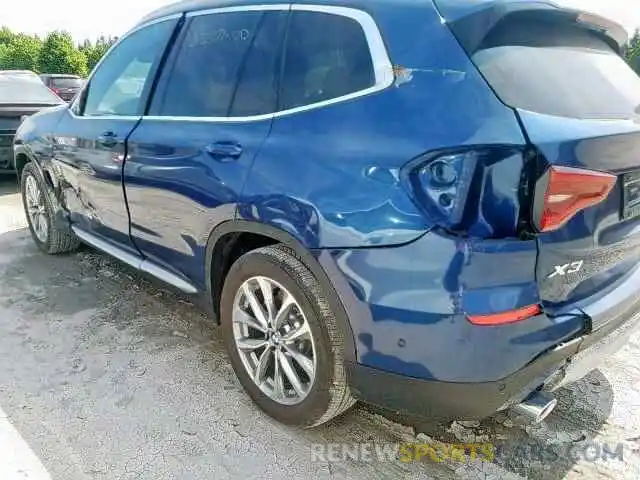 9 Photograph of a damaged car 5UXTR9C55KLD96010 BMW X3 2019
