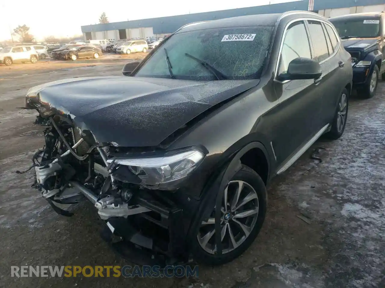 2 Photograph of a damaged car 5UXTR9C55KLE11945 BMW X3 2019