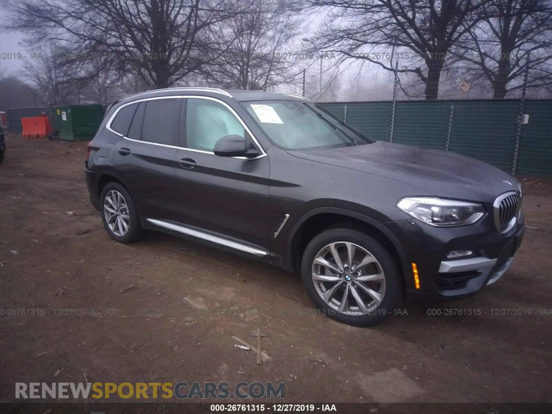 1 Photograph of a damaged car 5UXTR9C55KLE13646 BMW X3 2019