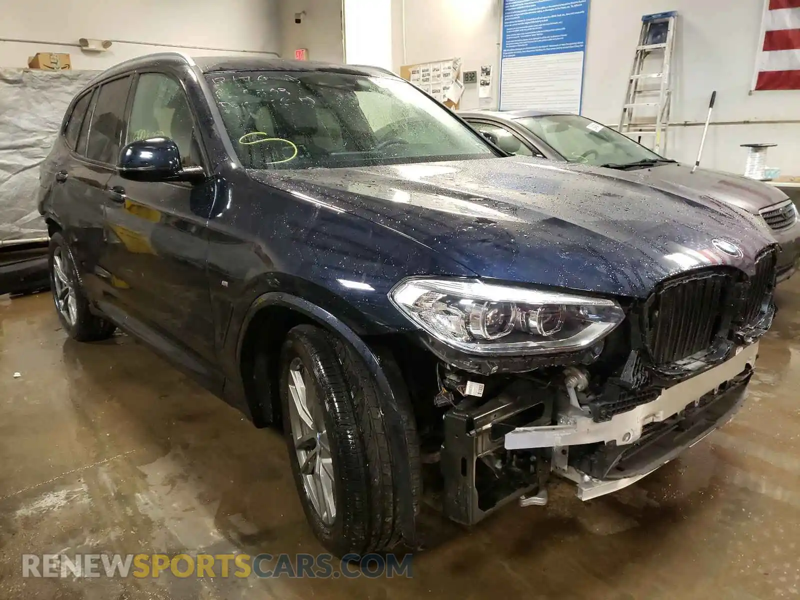 1 Photograph of a damaged car 5UXTR9C55KLE14909 BMW X3 2019