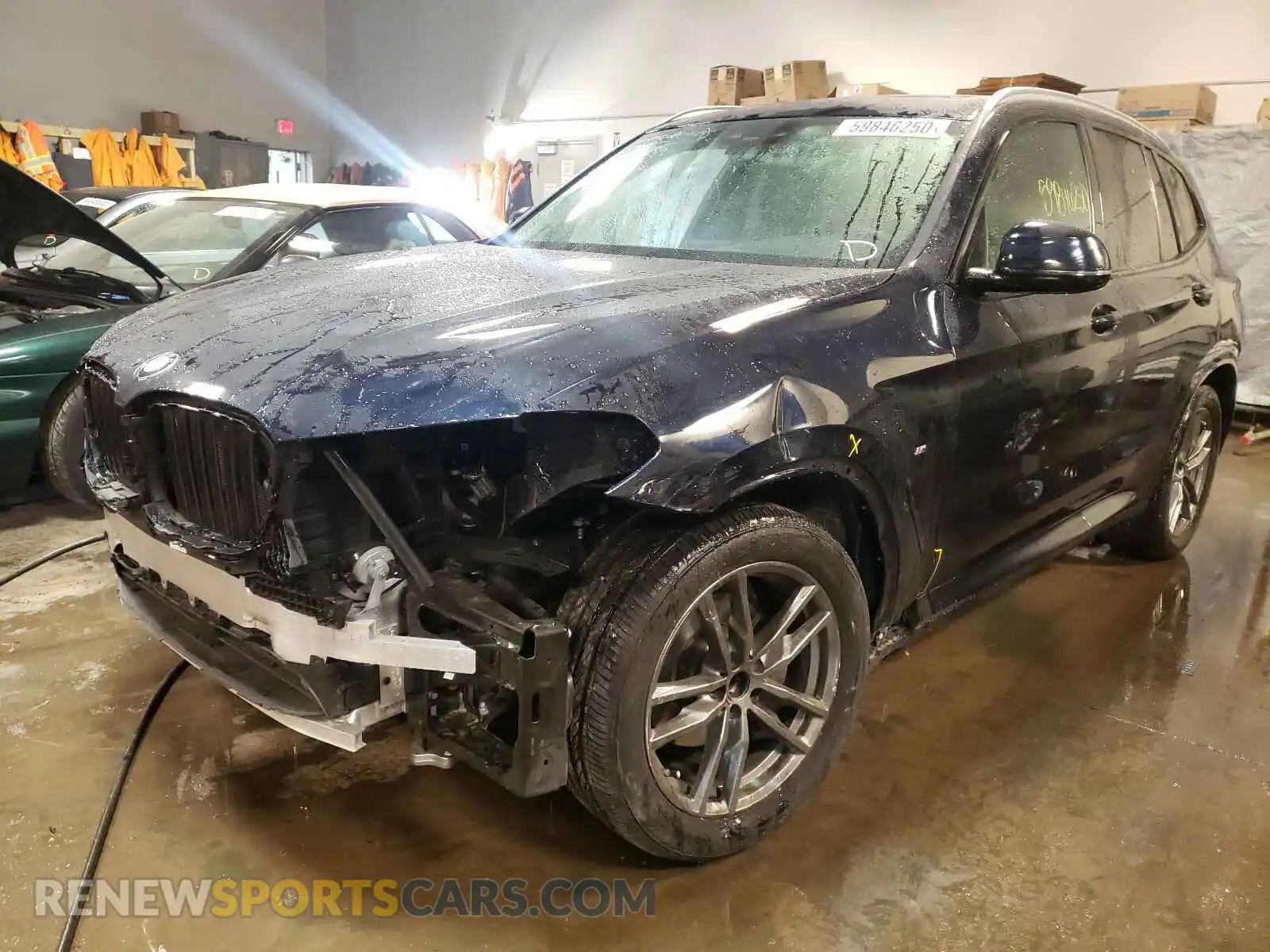 2 Photograph of a damaged car 5UXTR9C55KLE14909 BMW X3 2019