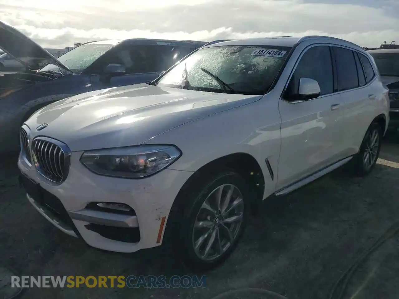 1 Photograph of a damaged car 5UXTR9C55KLP80835 BMW X3 2019