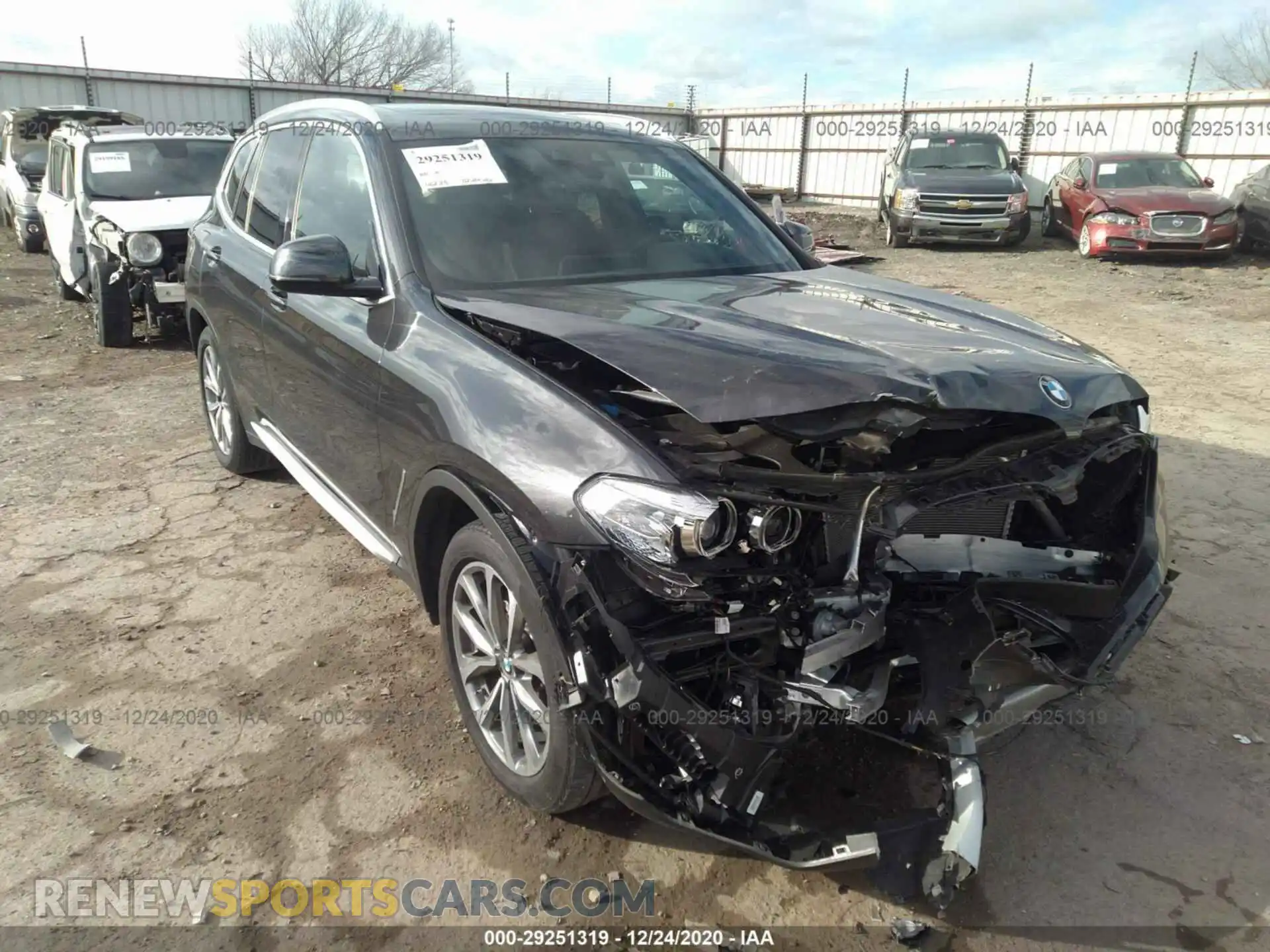 1 Photograph of a damaged car 5UXTR9C55KLP87509 BMW X3 2019