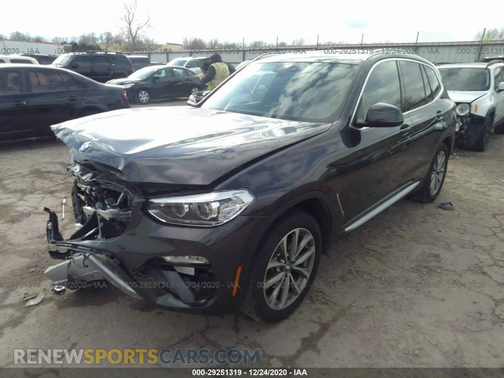 2 Photograph of a damaged car 5UXTR9C55KLP87509 BMW X3 2019