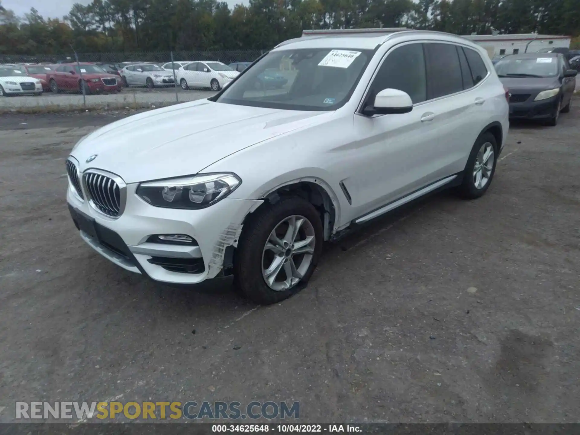 2 Photograph of a damaged car 5UXTR9C55KLP95707 BMW X3 2019