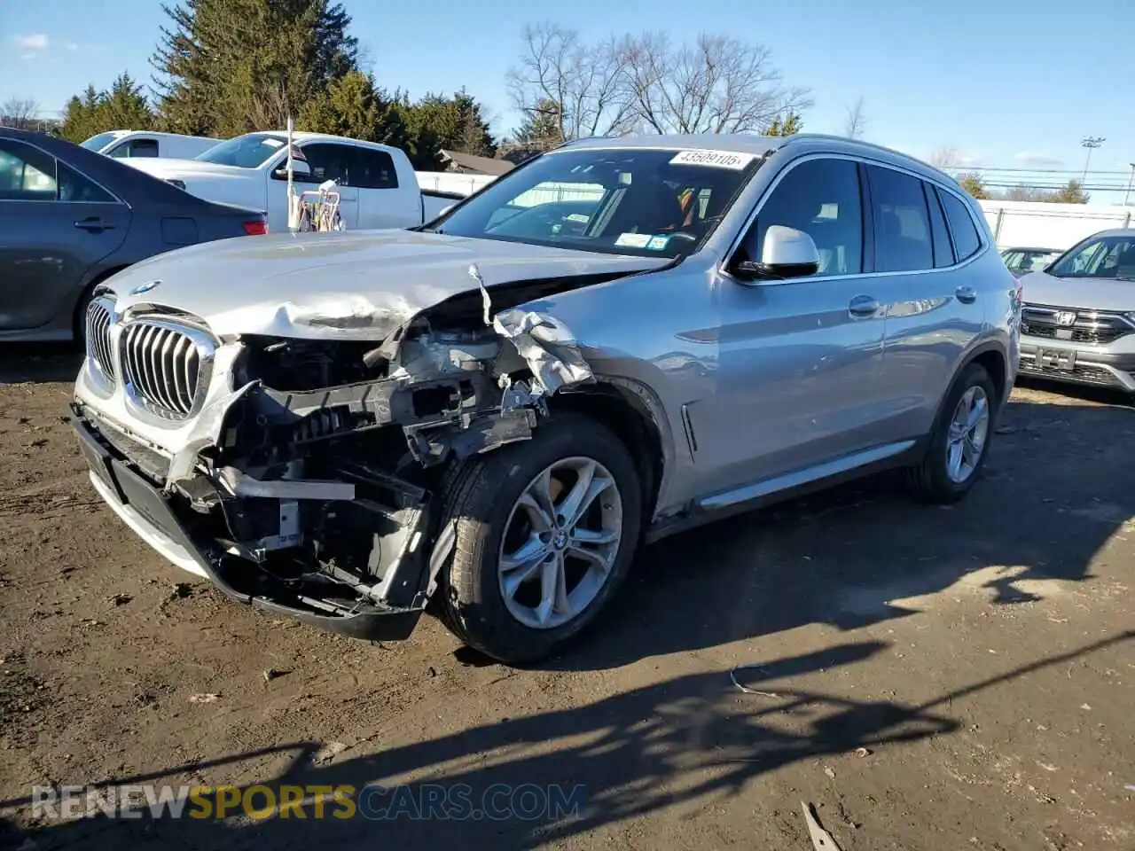 1 Photograph of a damaged car 5UXTR9C55KLR05347 BMW X3 2019