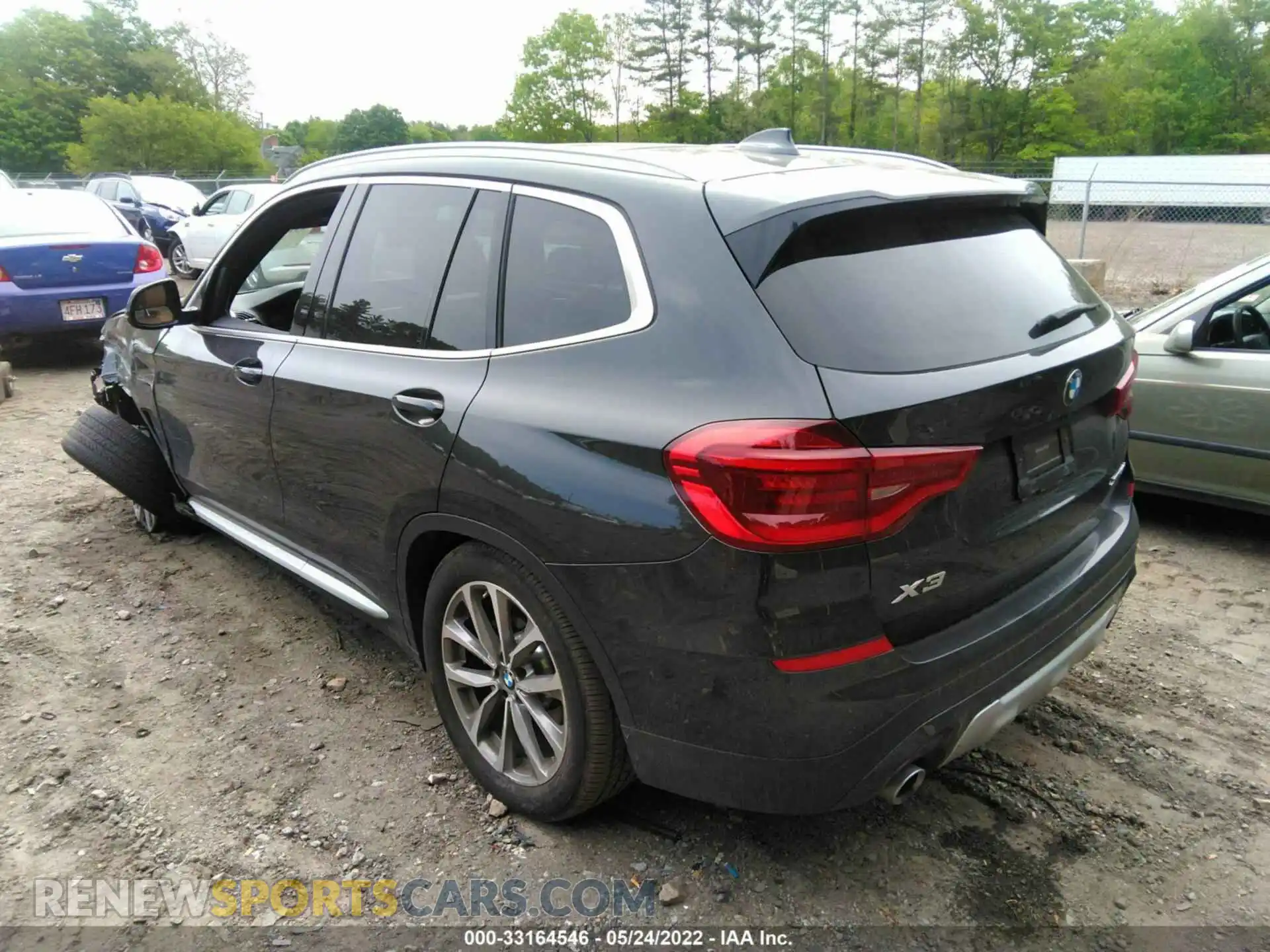 3 Photograph of a damaged car 5UXTR9C55KLR07003 BMW X3 2019