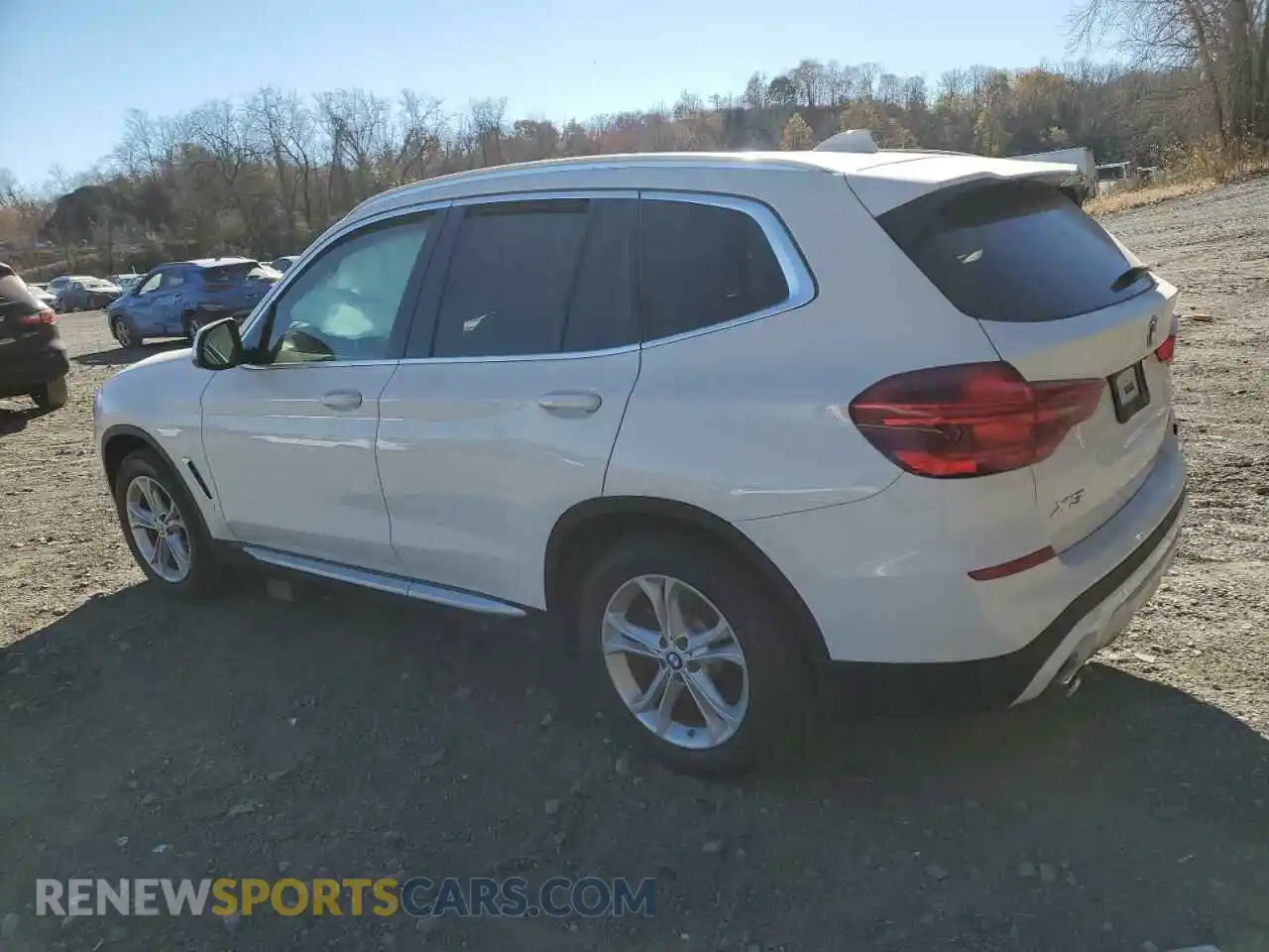 2 Photograph of a damaged car 5UXTR9C56KLD91351 BMW X3 2019