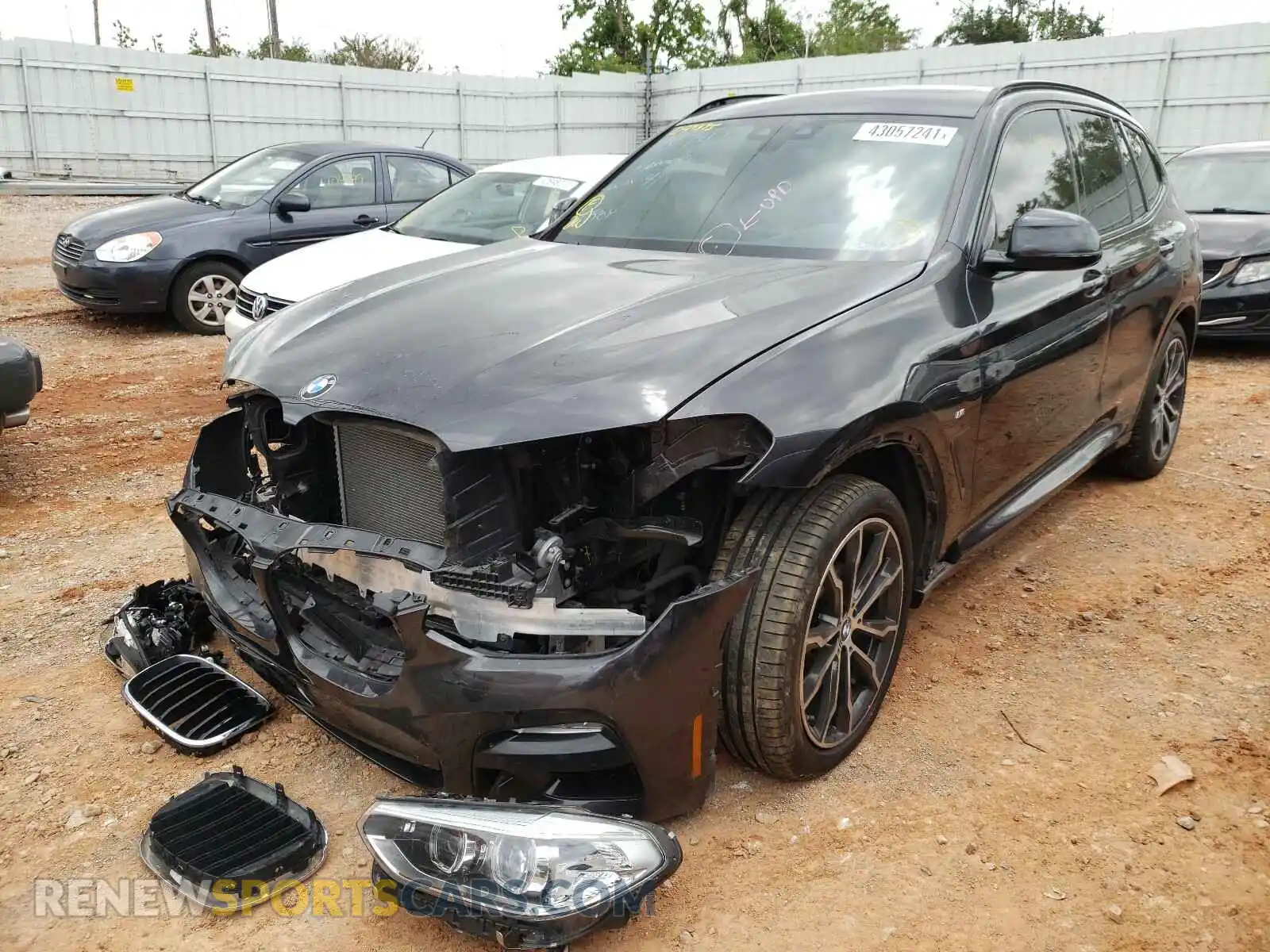2 Photograph of a damaged car 5UXTR9C56KLD97375 BMW X3 2019