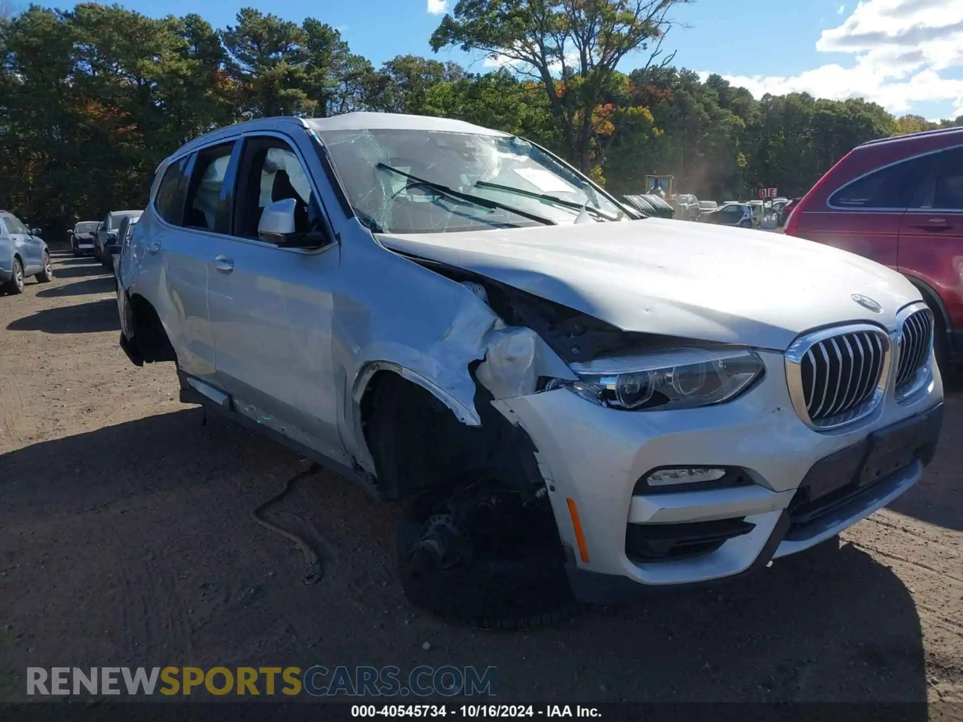1 Photograph of a damaged car 5UXTR9C56KLE12778 BMW X3 2019