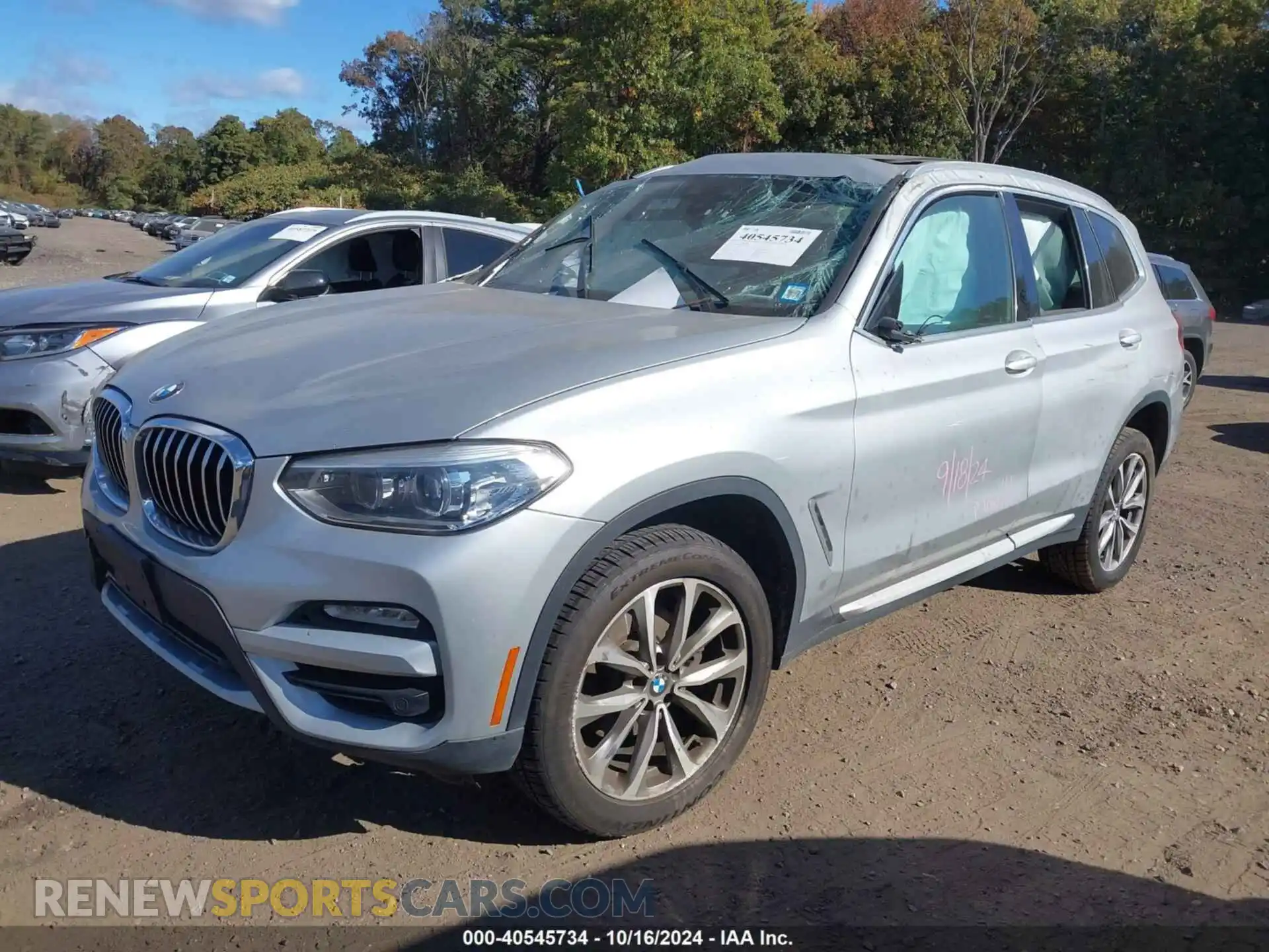 2 Photograph of a damaged car 5UXTR9C56KLE12778 BMW X3 2019