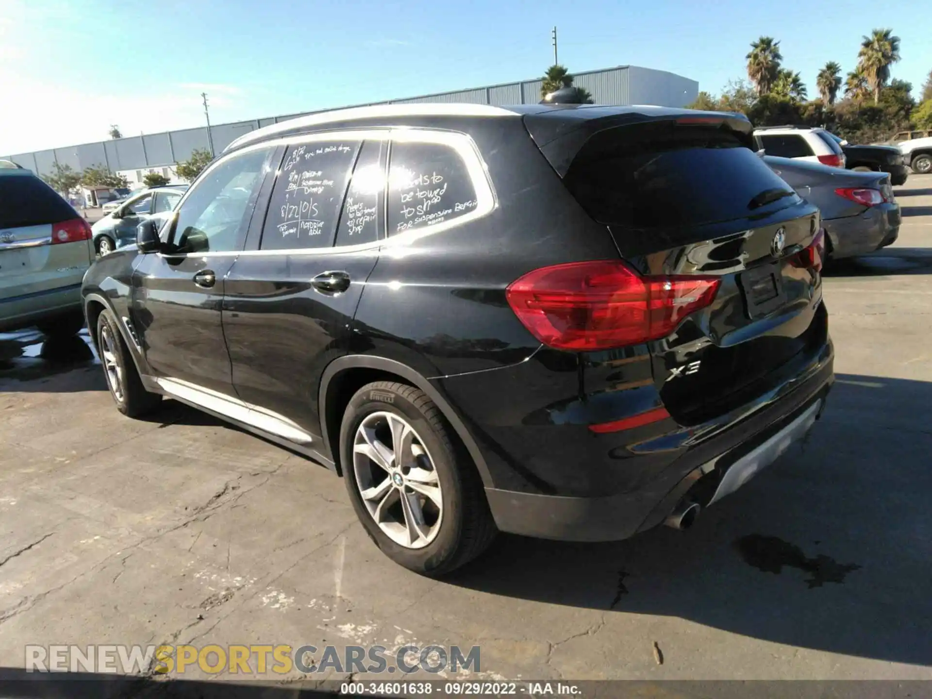 3 Photograph of a damaged car 5UXTR9C56KLE16796 BMW X3 2019
