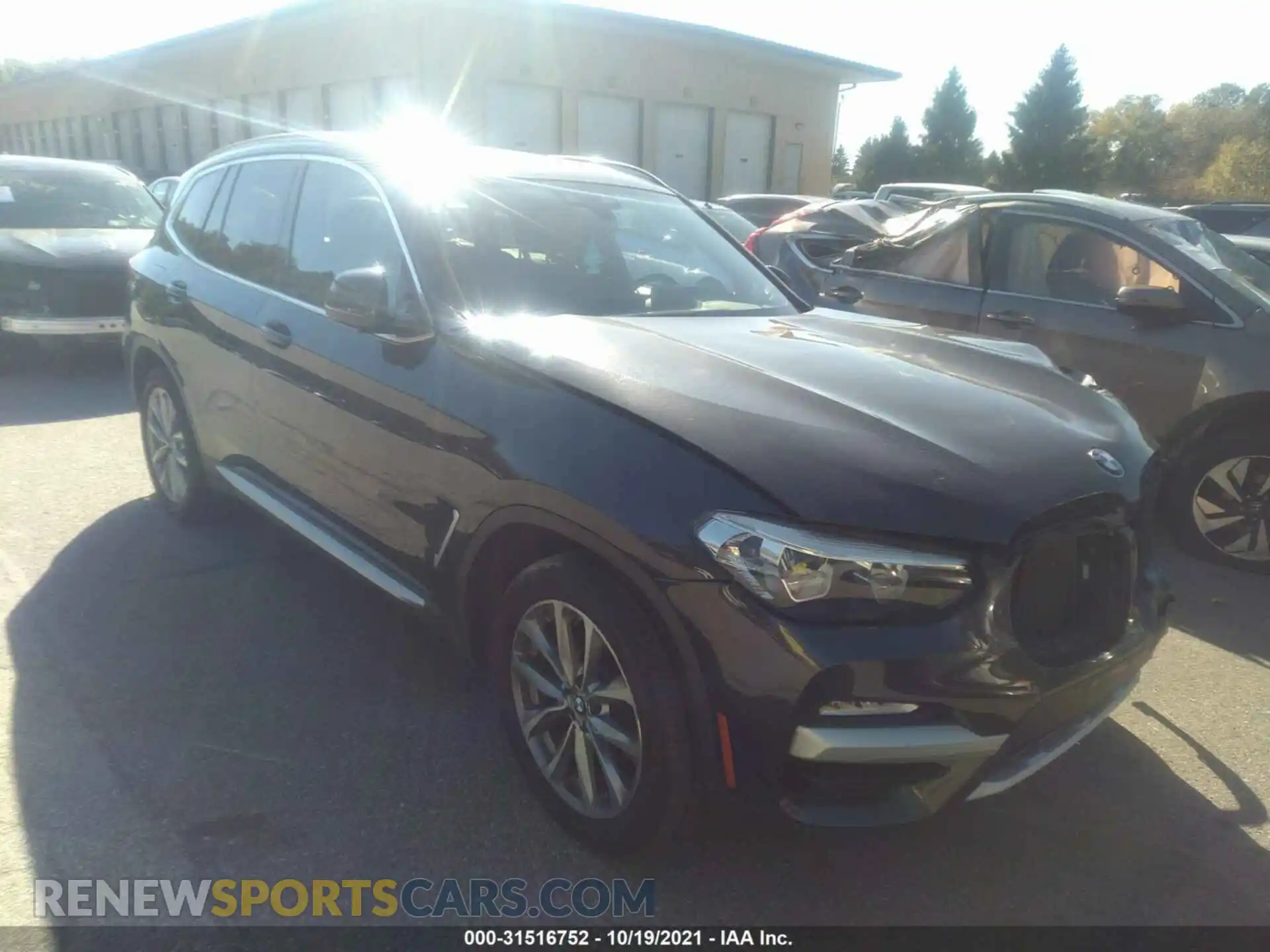 1 fotografías del automóvil dañado 5UXTR9C56KLP83582 BMW X3 2019